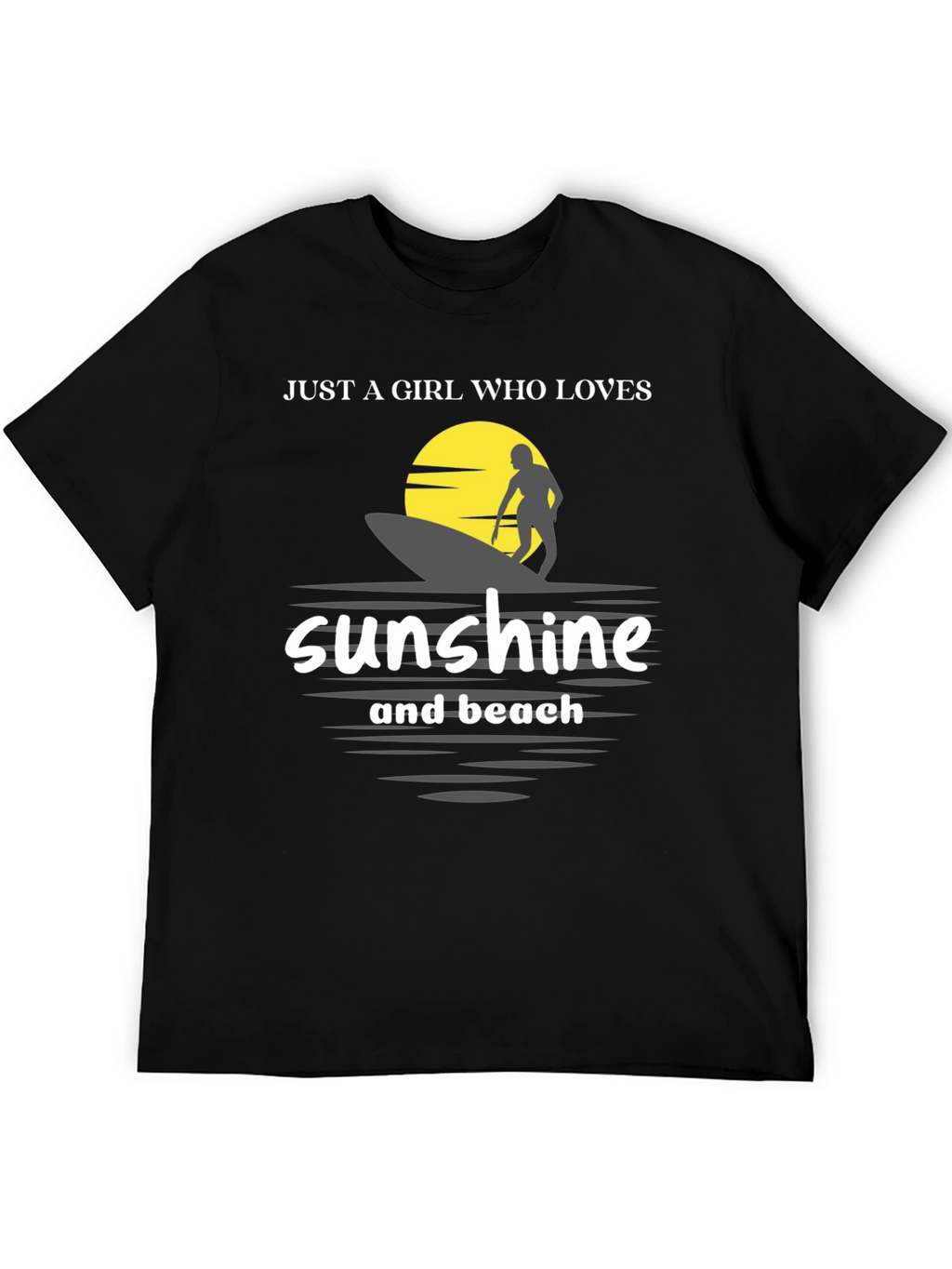 Sunshine & Beach Surf T-Shirt