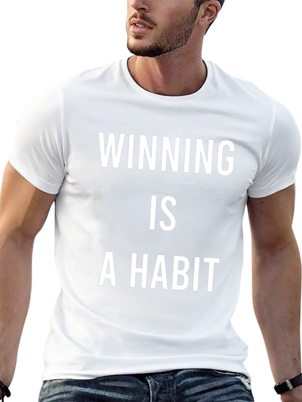 Winning Is A Habit Black T-Shirt