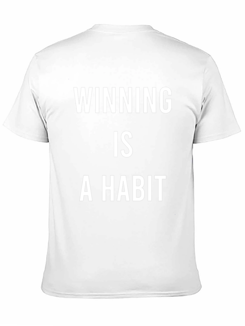 Winning Is A Habit Black T-Shirt