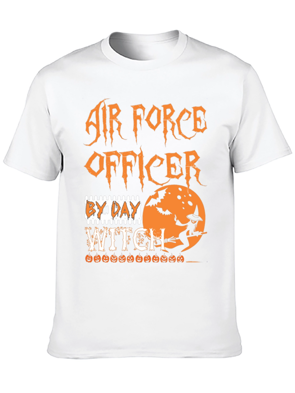Air Force Officer By Day Witch Halloween T-Shirt