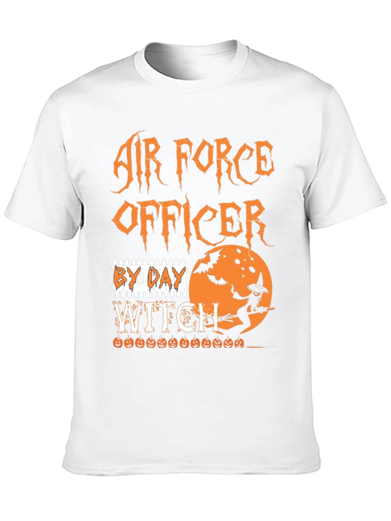 Air Force Officer By Day Witch Halloween T-Shirt