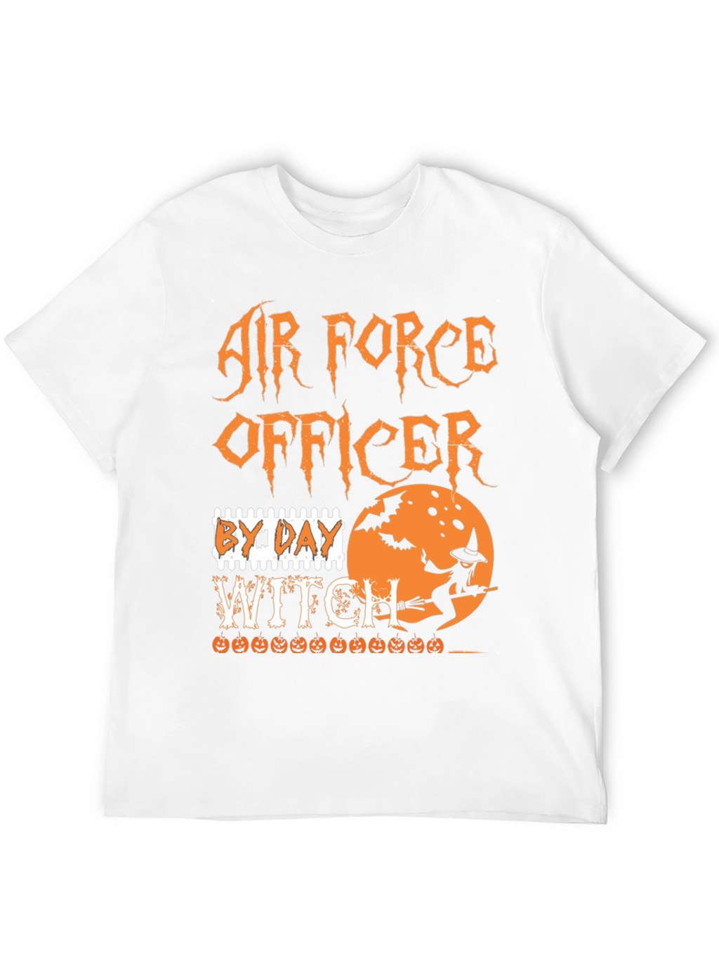 Air Force Officer By Day Witch Halloween T-Shirt