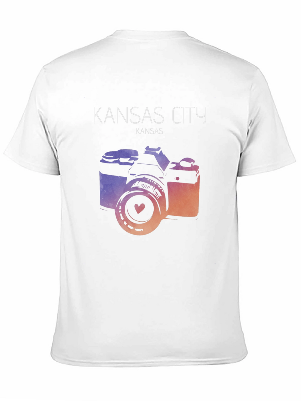 Kansas City Camera Graphic Tee - Trendy Unisex T-Shirt