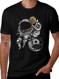 Bitcoin Astronaut Graphic Tee - Crypto T-Shirt