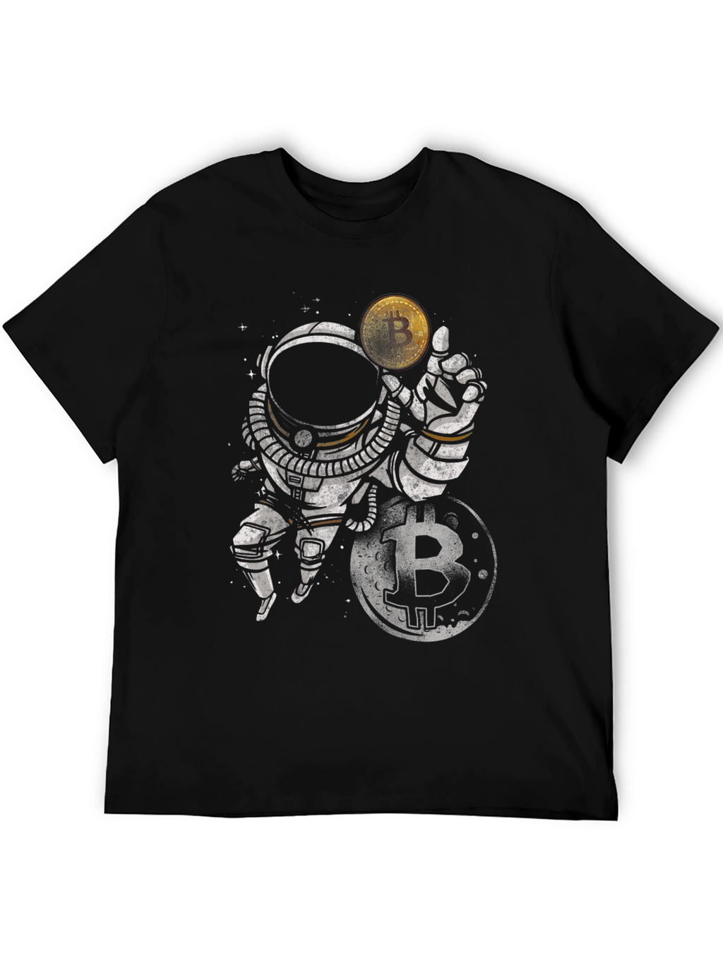 Bitcoin Astronaut Graphic Tee - Crypto T-Shirt