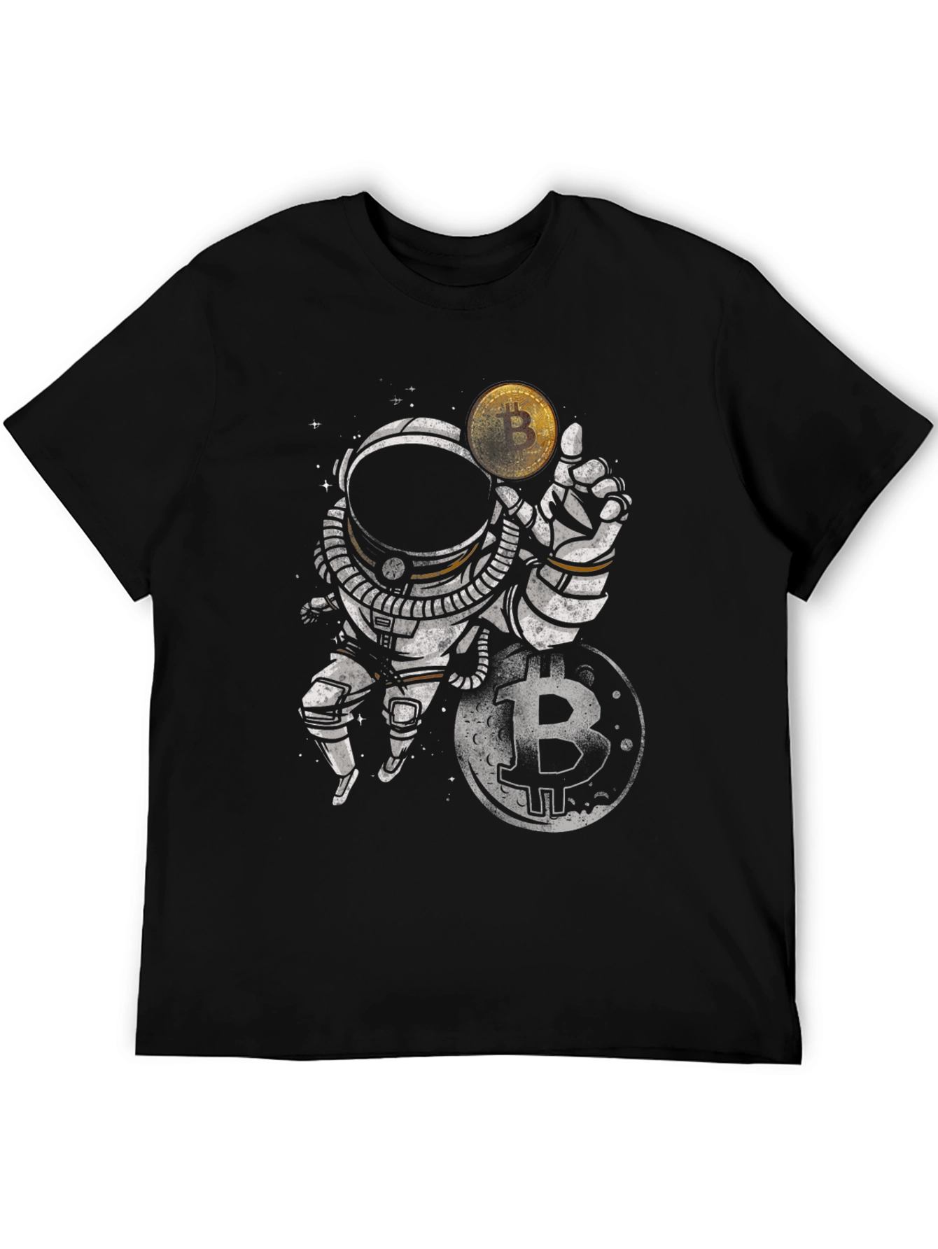 Bitcoin Astronaut Graphic Tee - Crypto T-Shirt