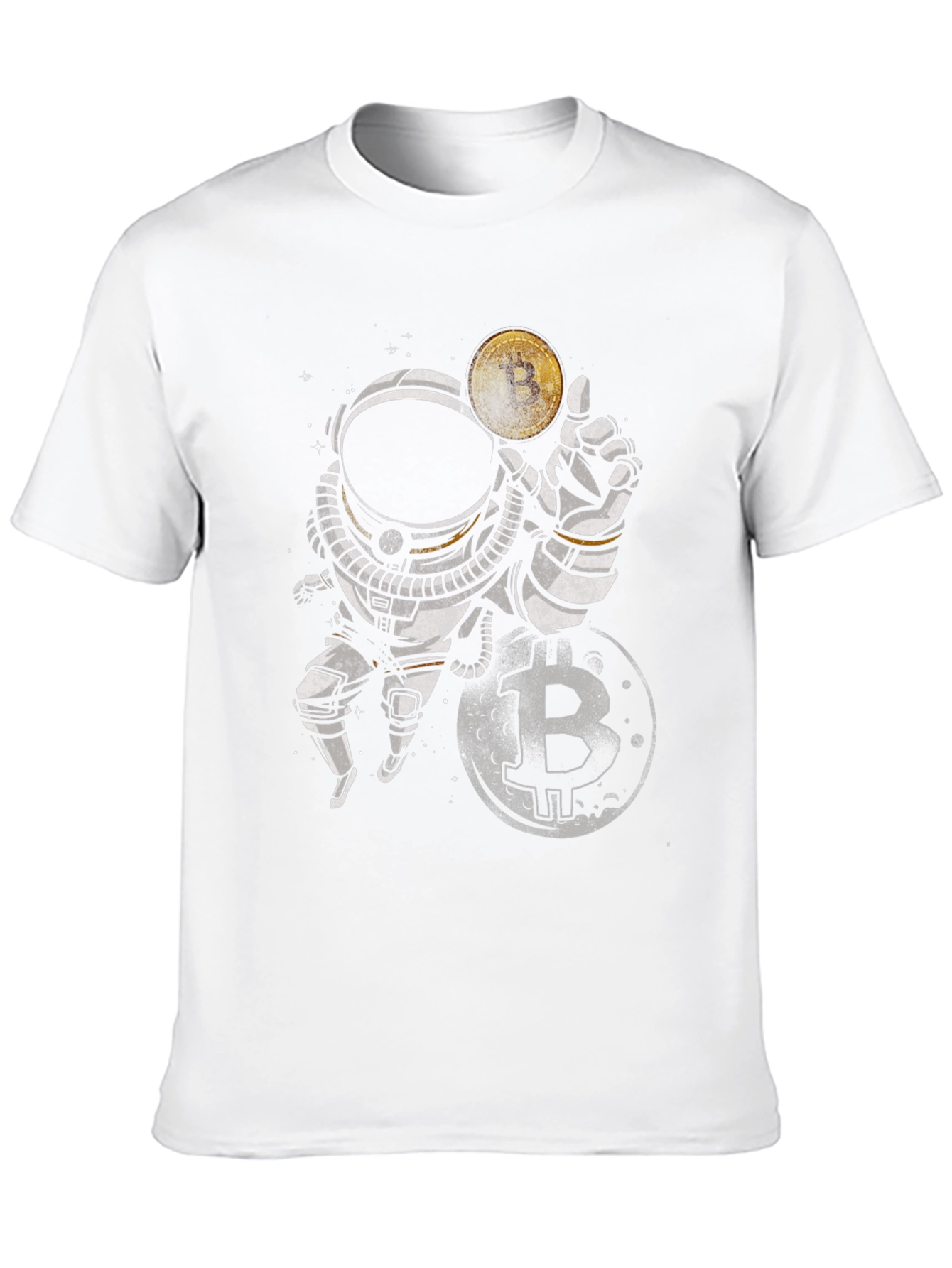 Bitcoin Astronaut Graphic Tee - Crypto T-Shirt