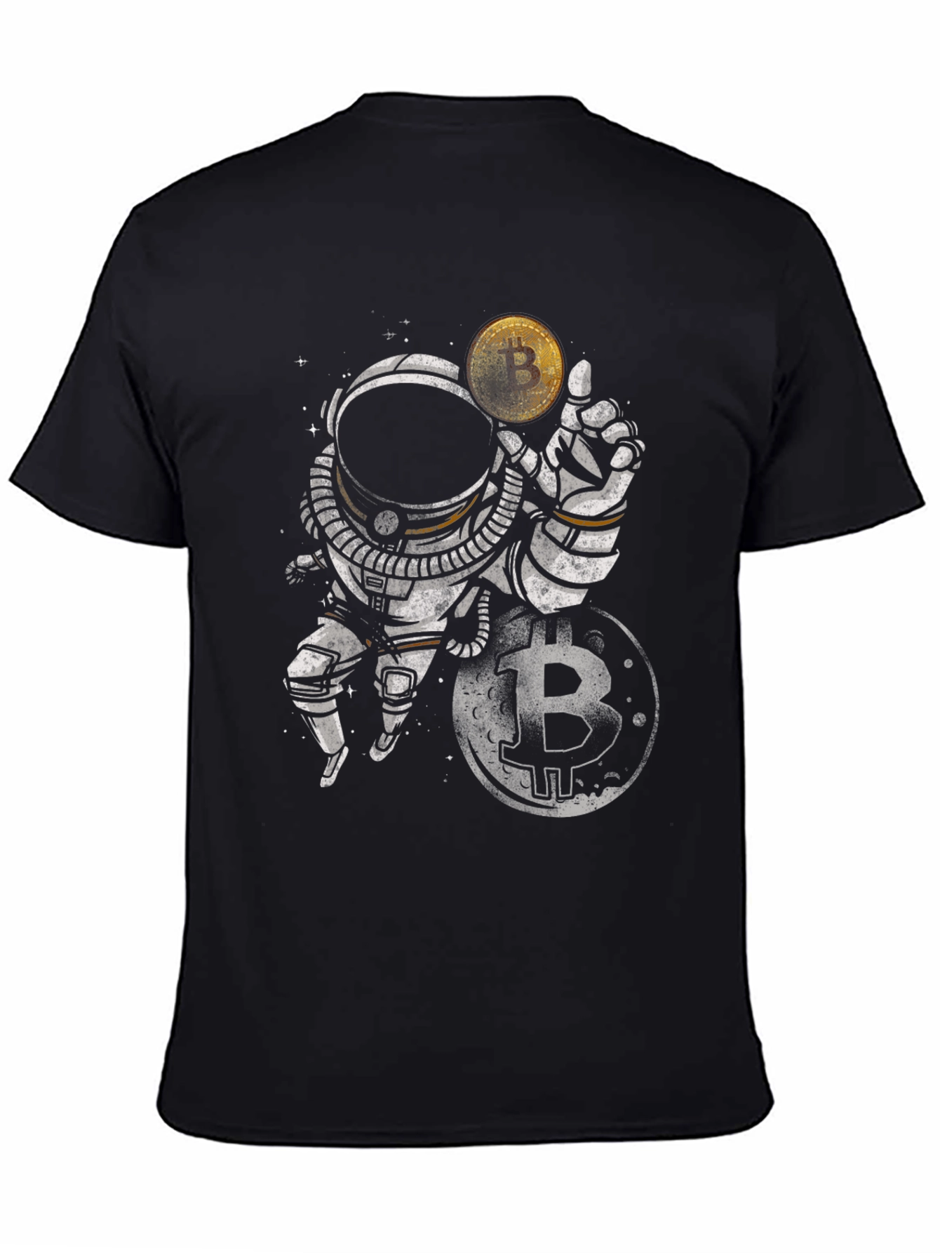 Bitcoin Astronaut Graphic Tee - Crypto T-Shirt