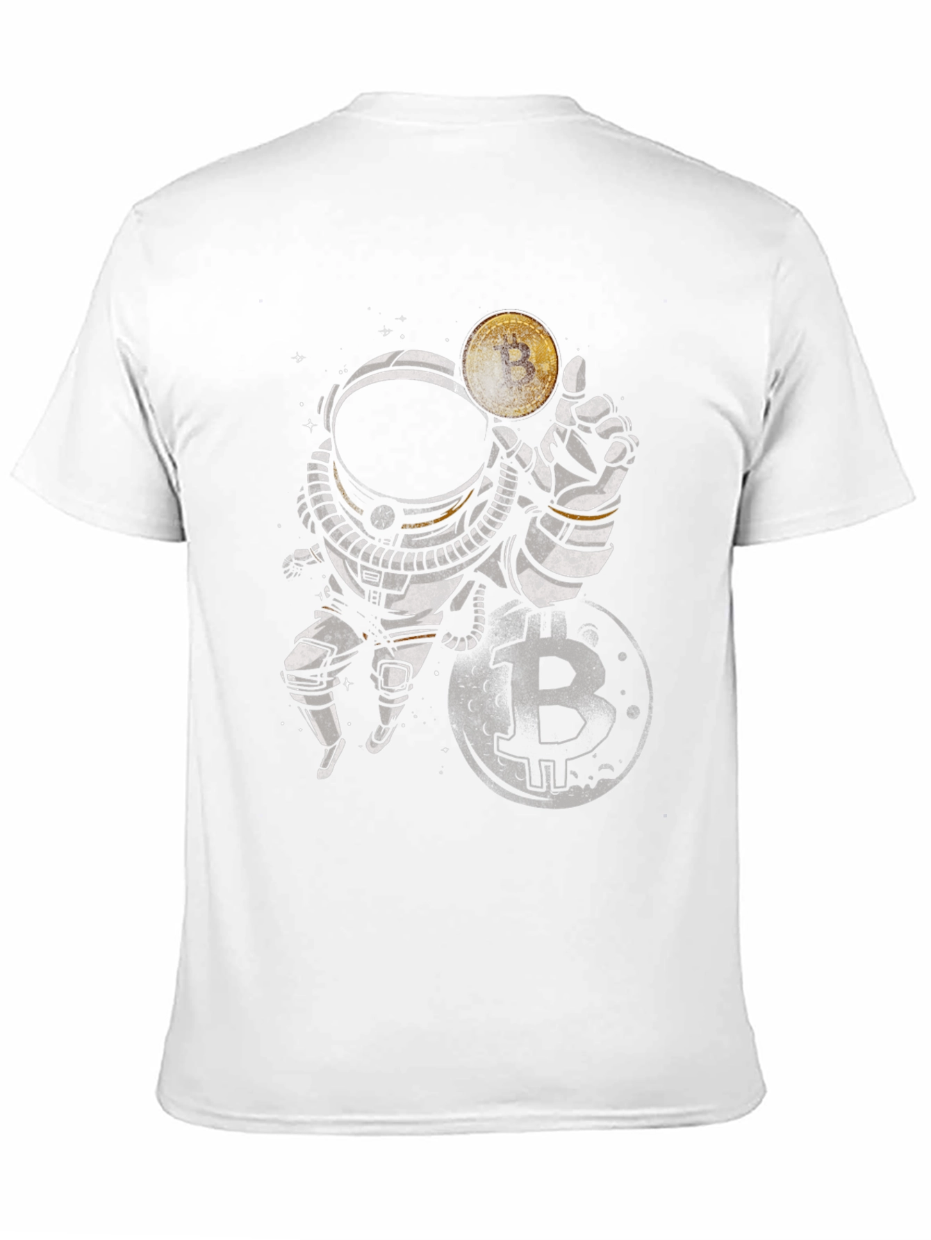 Bitcoin Astronaut Graphic Tee - Crypto T-Shirt