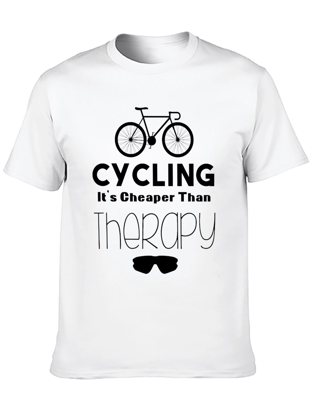 Cycling Cheaper Than Therapy T-Shirt