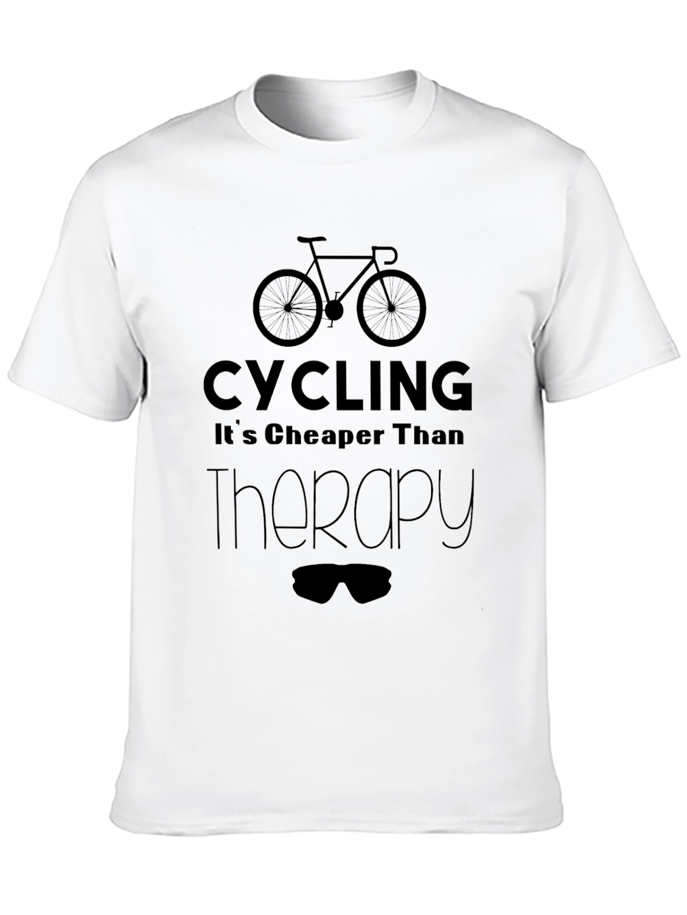 Cycling Cheaper Than Therapy T-Shirt