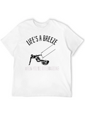 Lifes A Breeze Kiteboarding Graphic T-Shirt