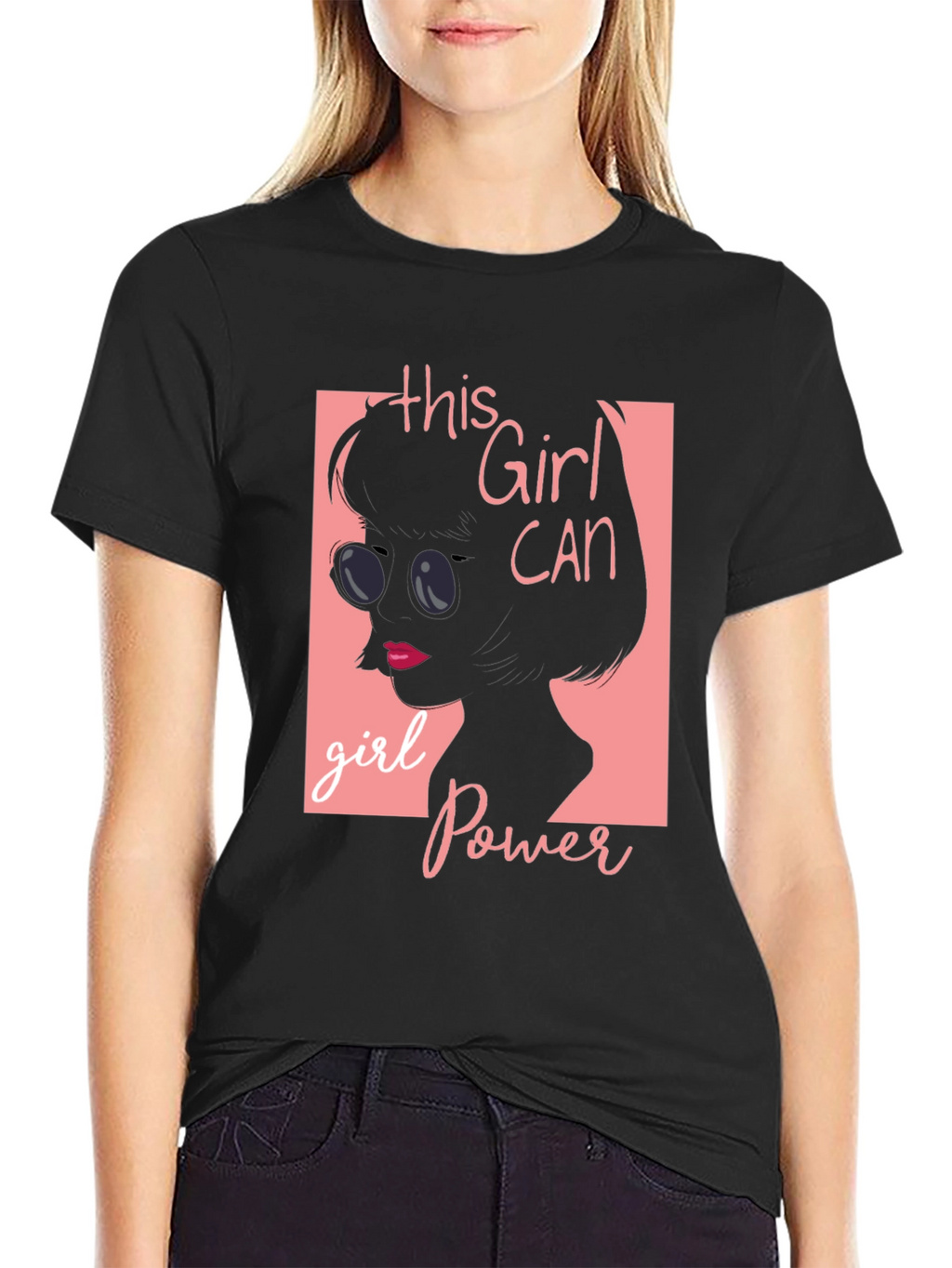Girl Power Graphic Tee - This Girl Can T-Shirt