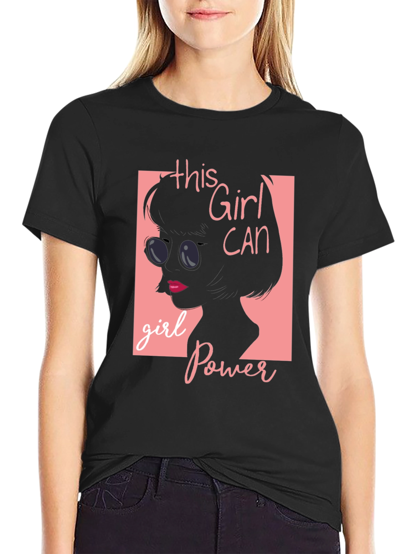 Girl Power Graphic Tee - This Girl Can T-Shirt