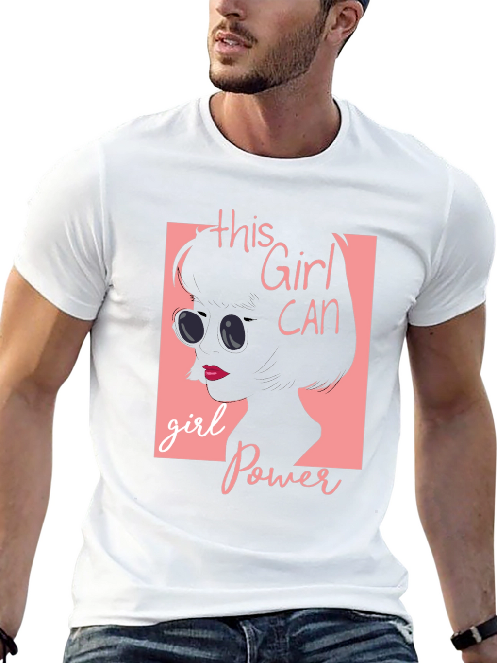 Girl Power Graphic Tee - This Girl Can T-Shirt