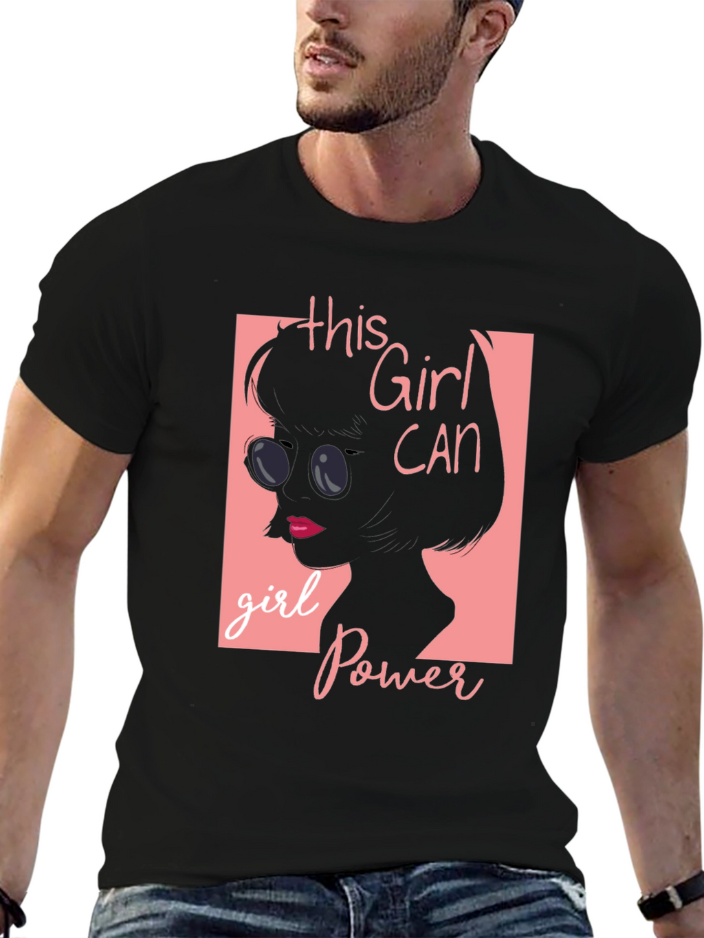 Girl Power Graphic Tee - This Girl Can T-Shirt