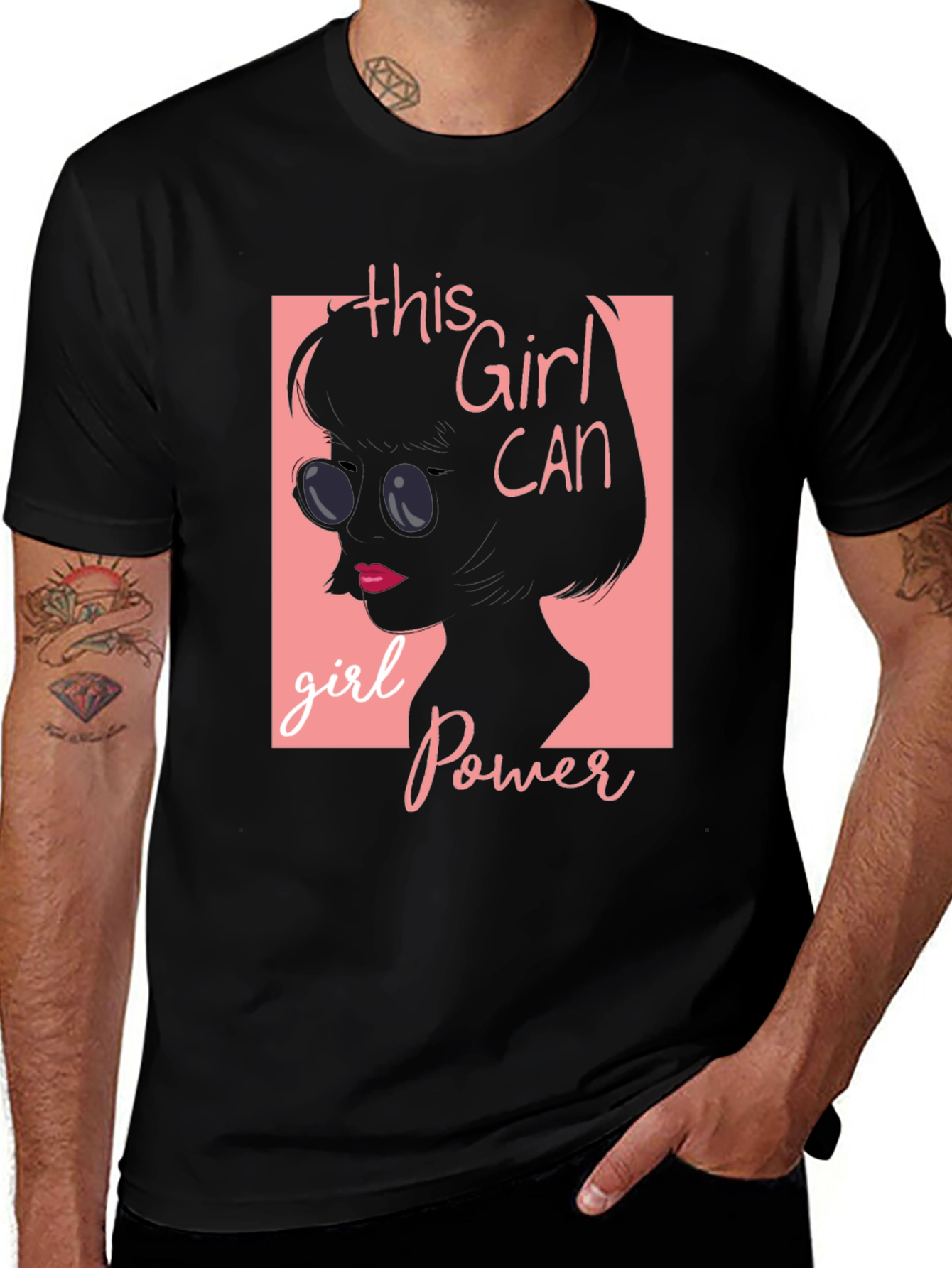 Girl Power Graphic Tee - This Girl Can T-Shirt