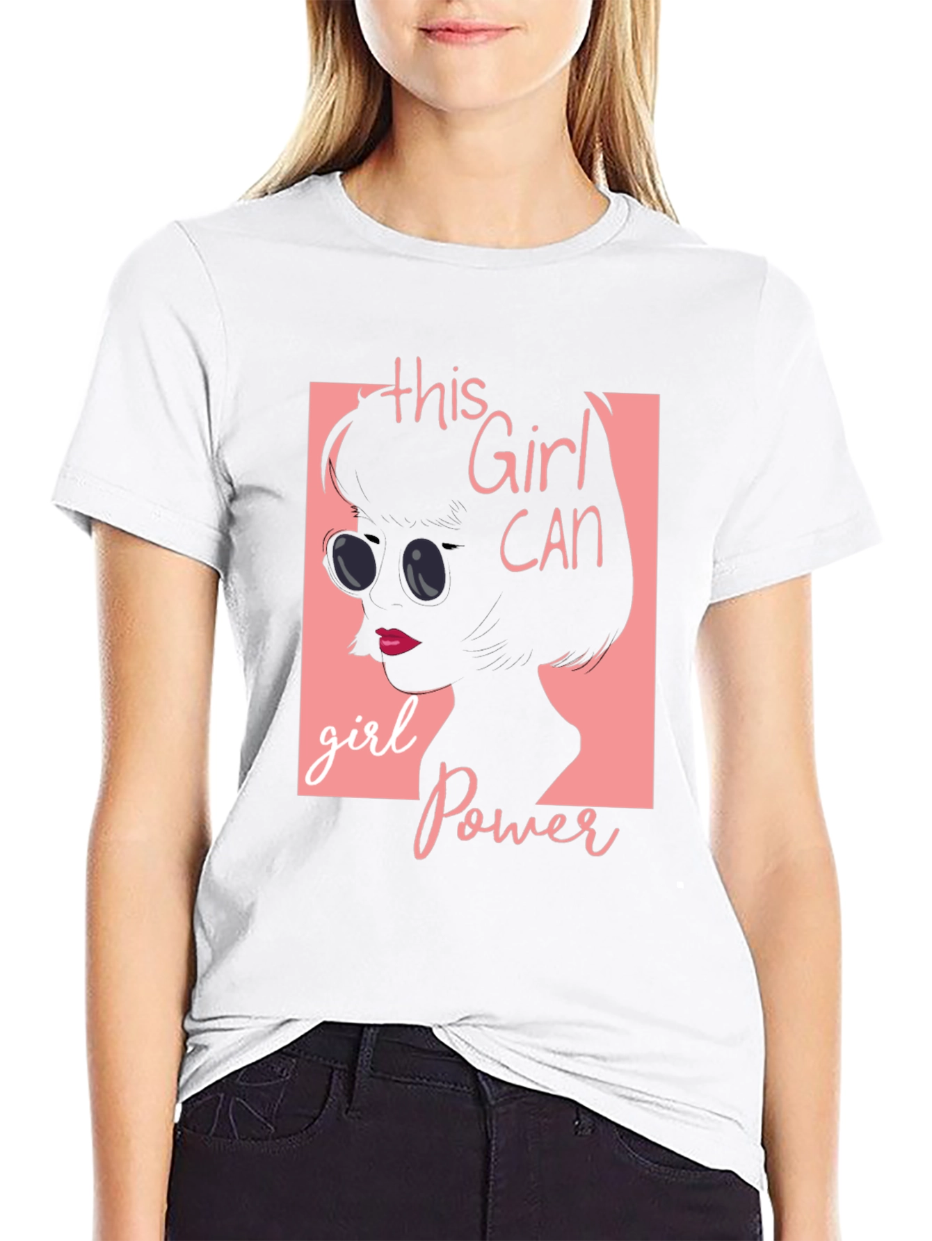 Girl Power Graphic Tee - This Girl Can T-Shirt