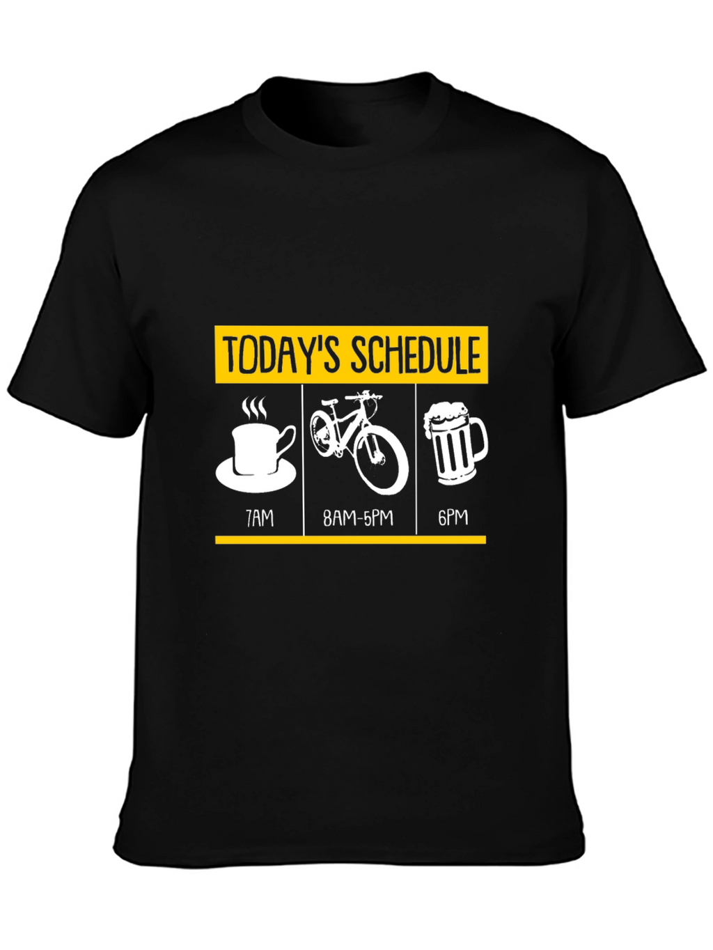 Funny Bikers Schedule T-Shirt
