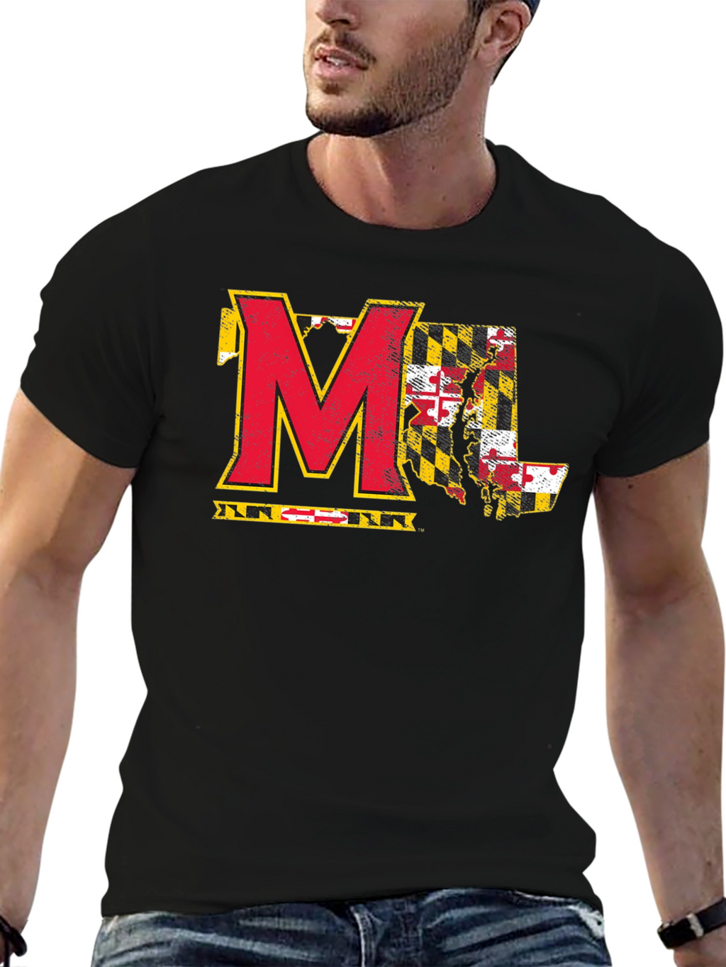 Maryland State Pride Black T-Shirt