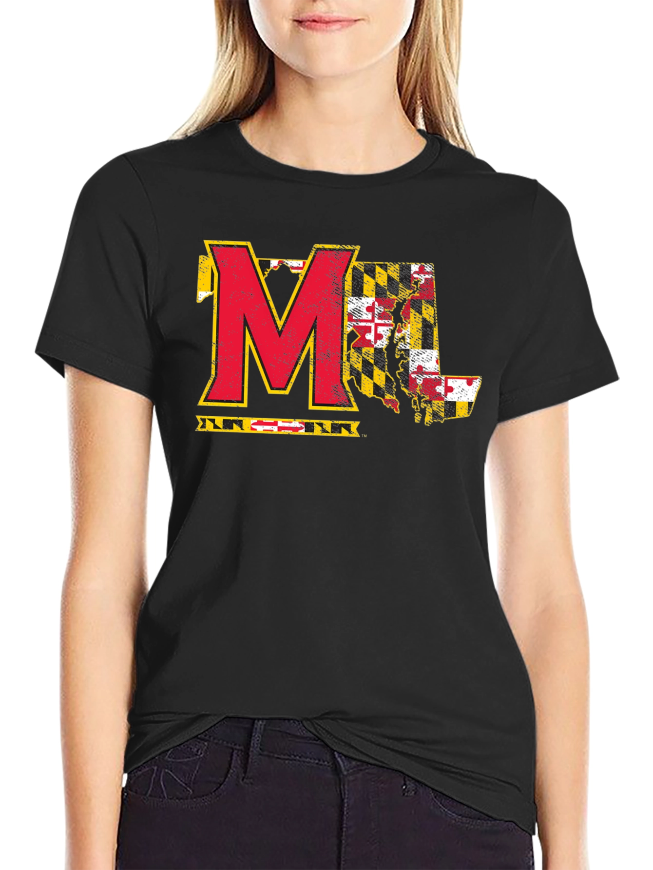 Maryland State Pride Black T-Shirt