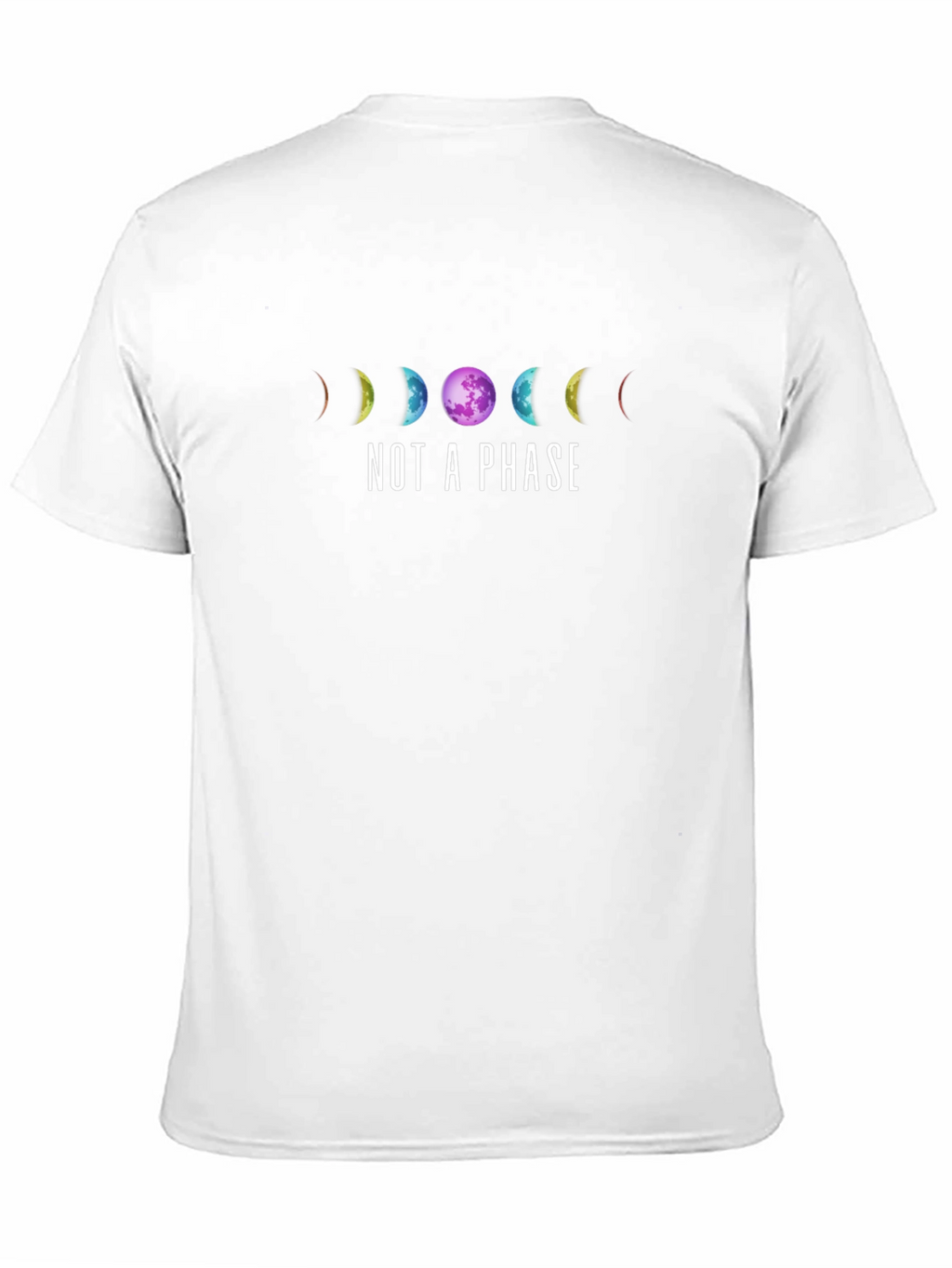 Moon Phases T-Shirt - Not a Phase Black Tee