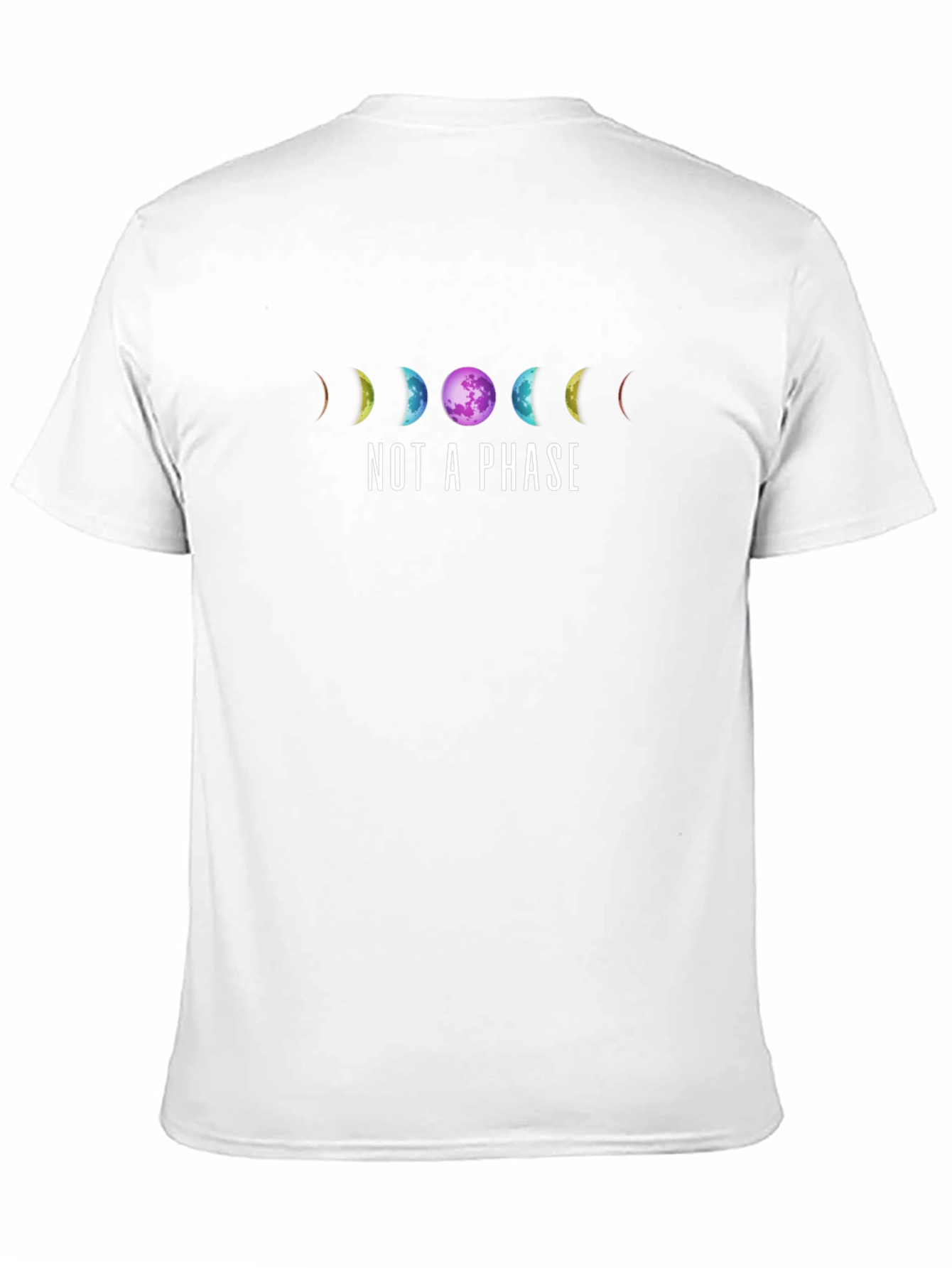Moon Phases T-Shirt - Not a Phase Black Tee