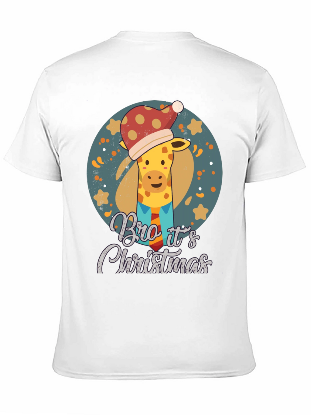 Christmas Giraffe T-Shirt - Bro Its Christmas