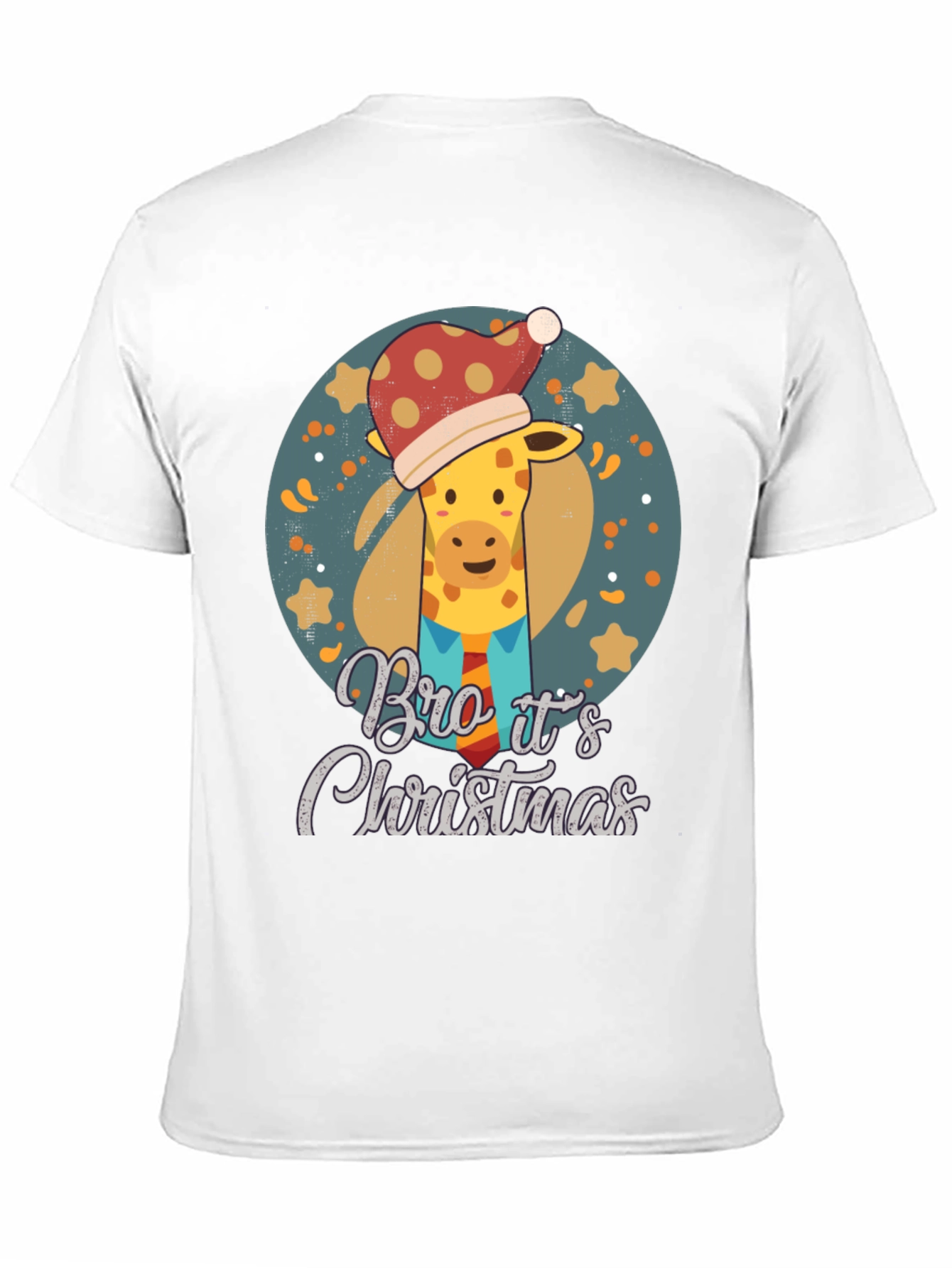Christmas Giraffe T-Shirt - Bro Its Christmas