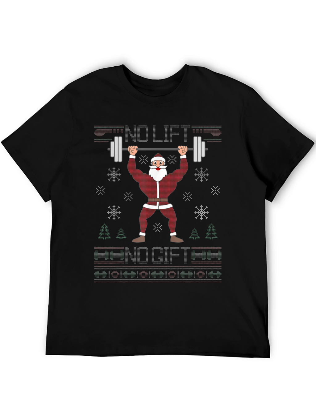 No Lift No Gift Santa Christmas T-Shirt