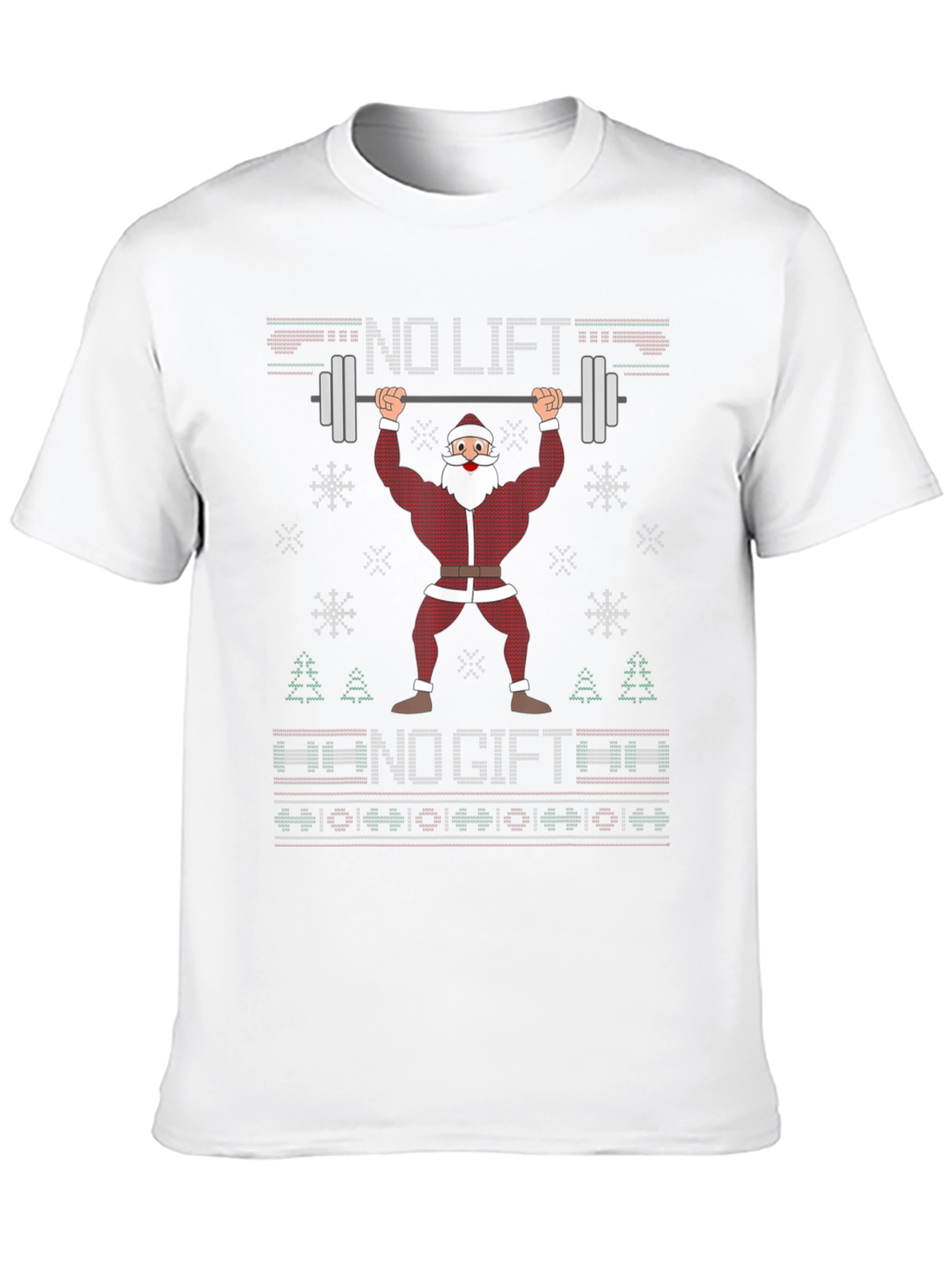 No Lift No Gift Santa Christmas T-Shirt