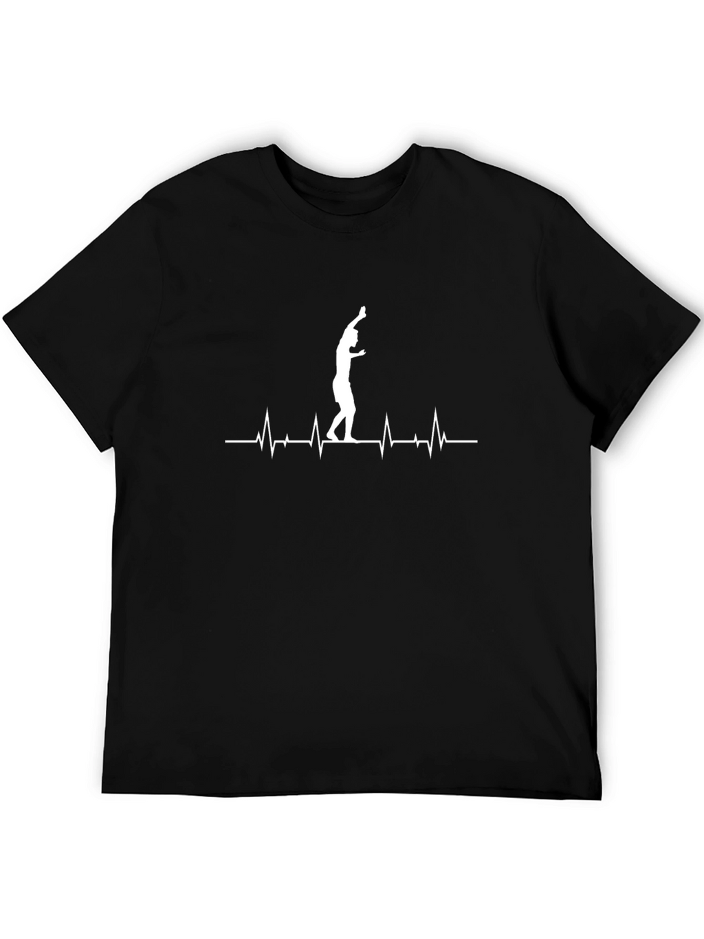 Heartbeat Handstand T-Shirt - Black