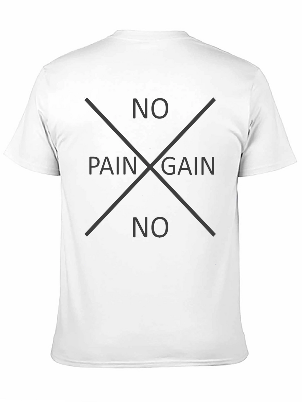 No Pain No Gain Black Tee