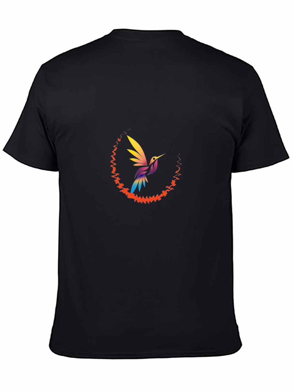 Hummingbird Graphic Tee - Mens Black T-Shirt
