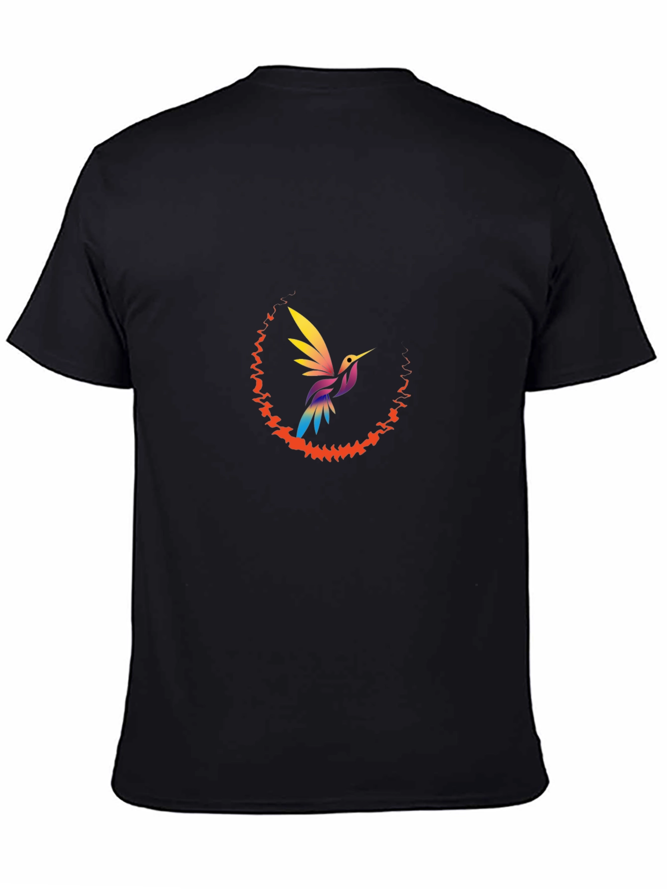 Hummingbird Graphic Tee - Mens Black T-Shirt