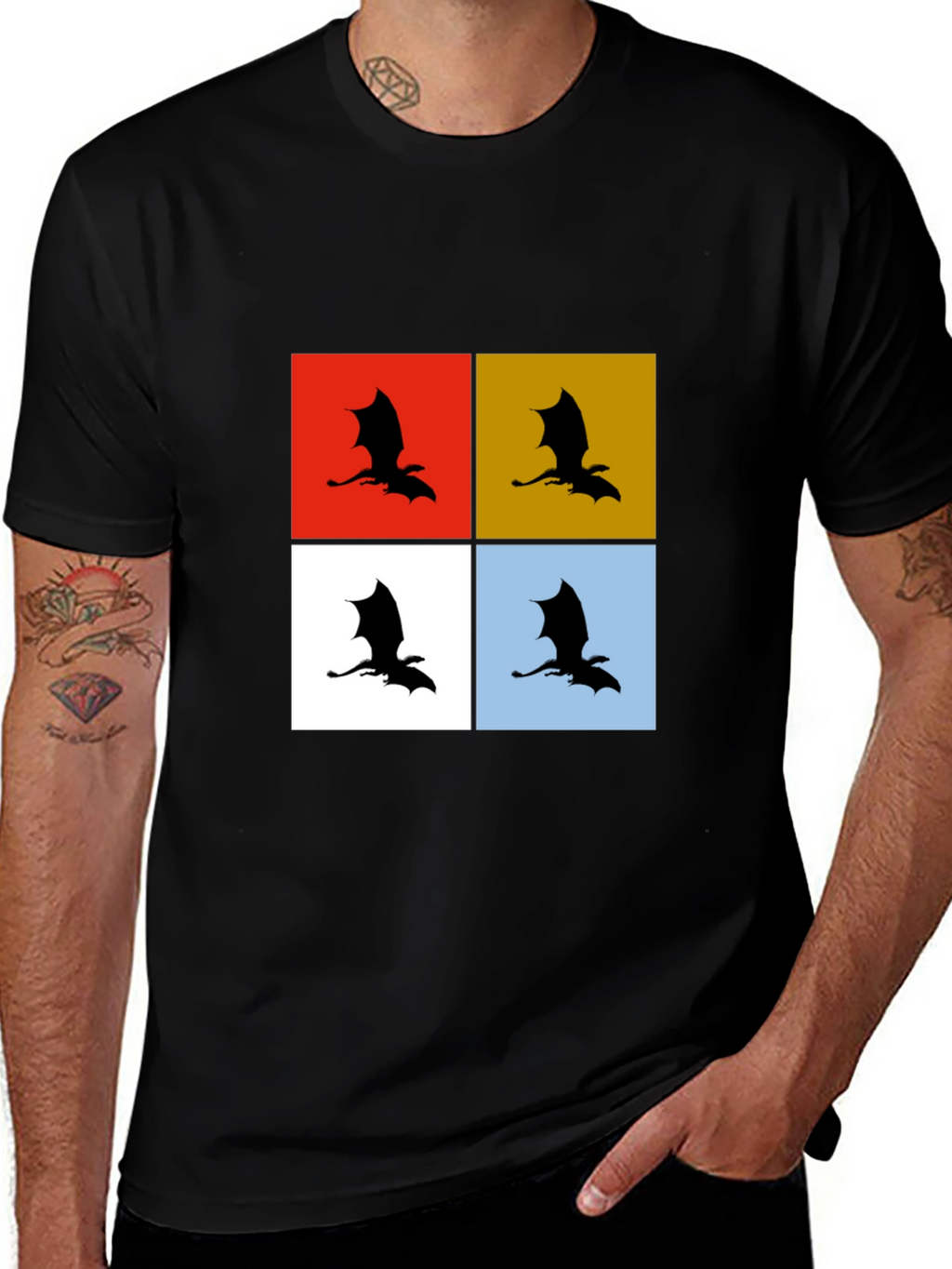Dragon Pop Art T-Shirt