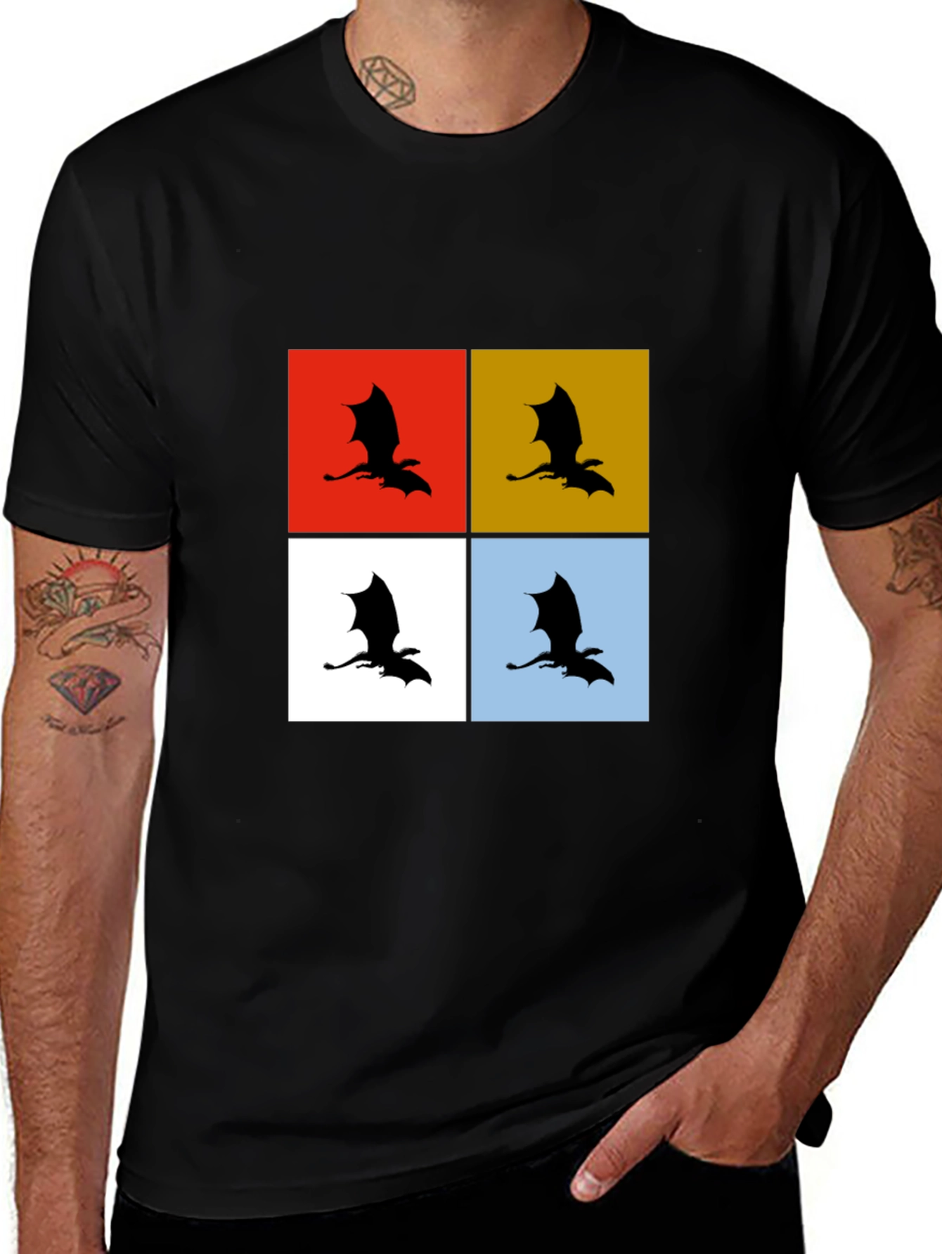 Dragon Pop Art T-Shirt