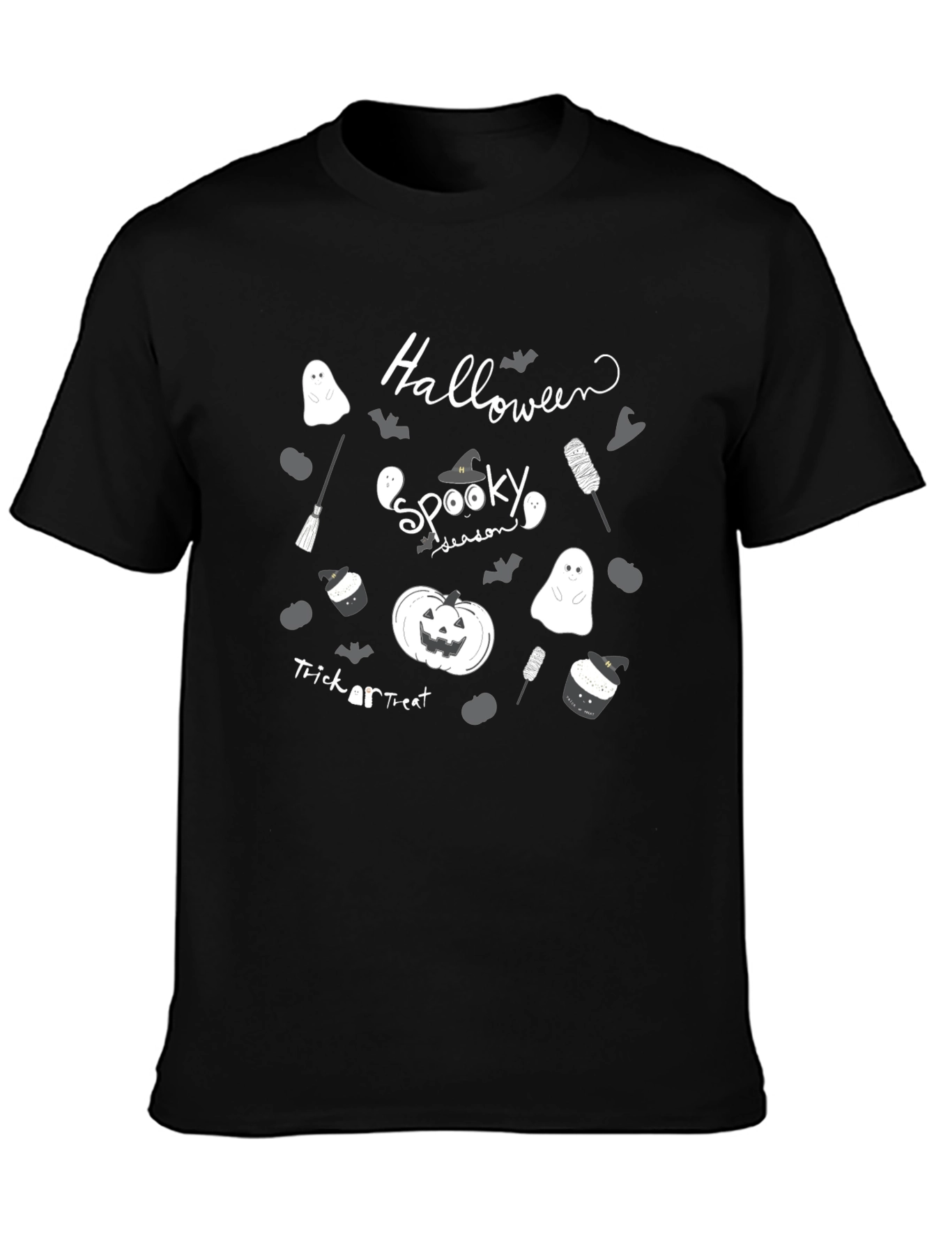 Spooky Season Halloween Black T-Shirt