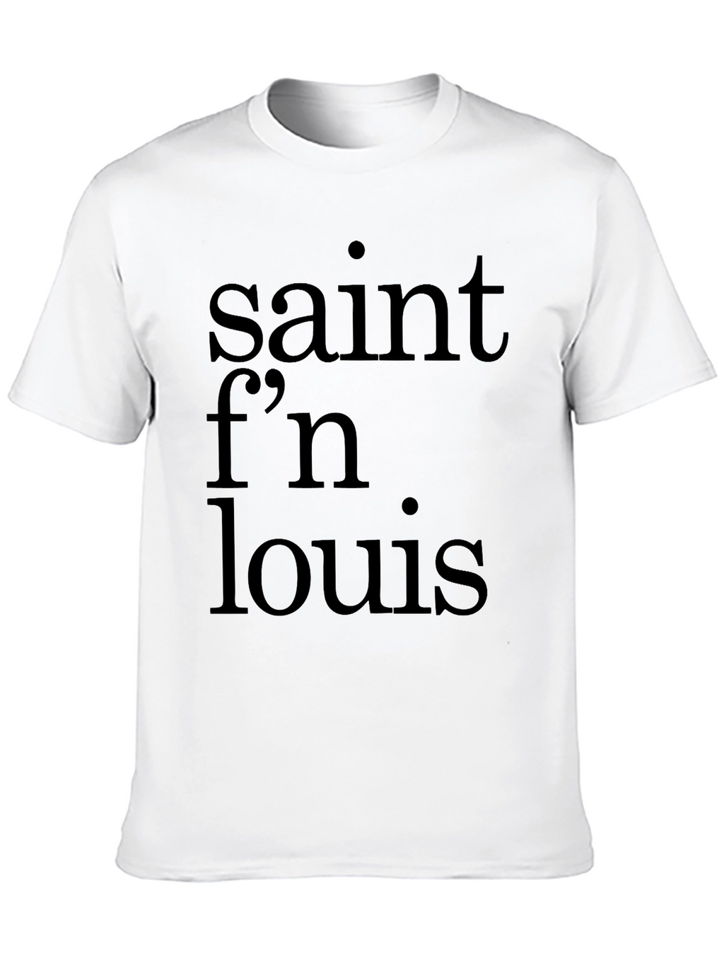 Saint Fn Louis Black T-Shirt