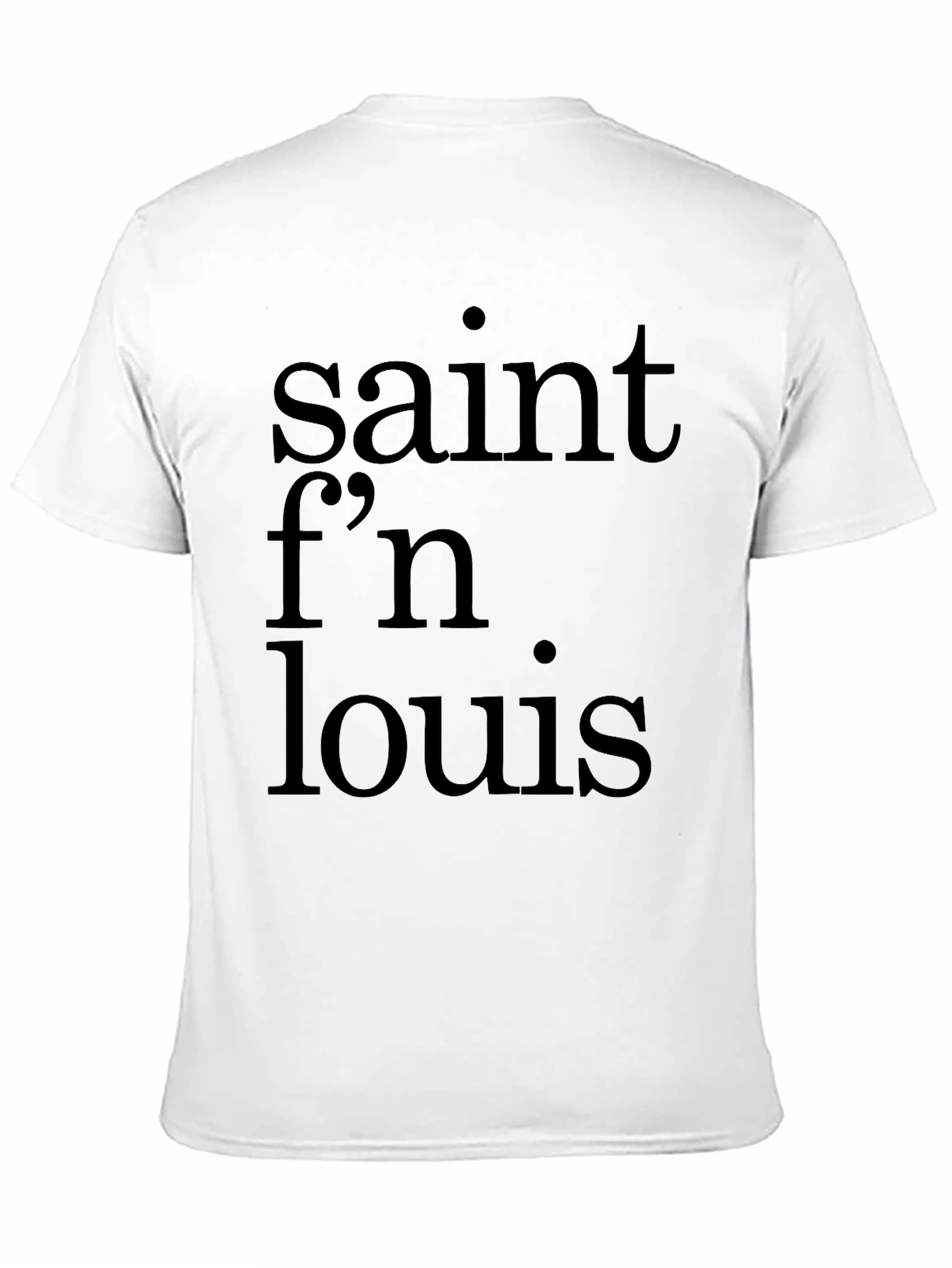 Saint Fn Louis Black T-Shirt