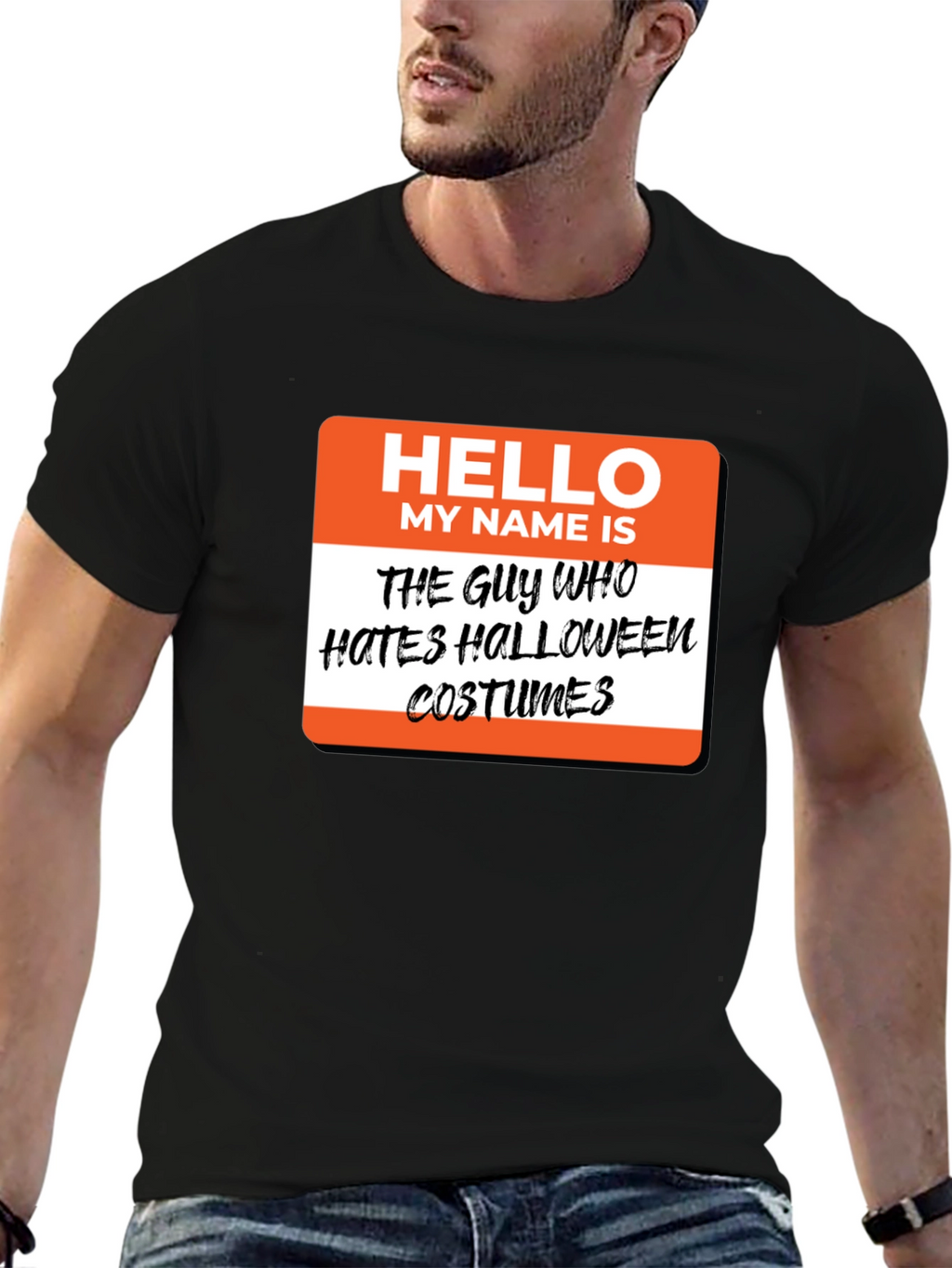 Halloween Hater Costume T-Shirt - Funny Party Tee