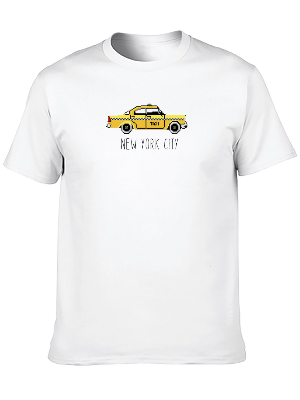Pixel Taxi T-Shirt - New York City Style