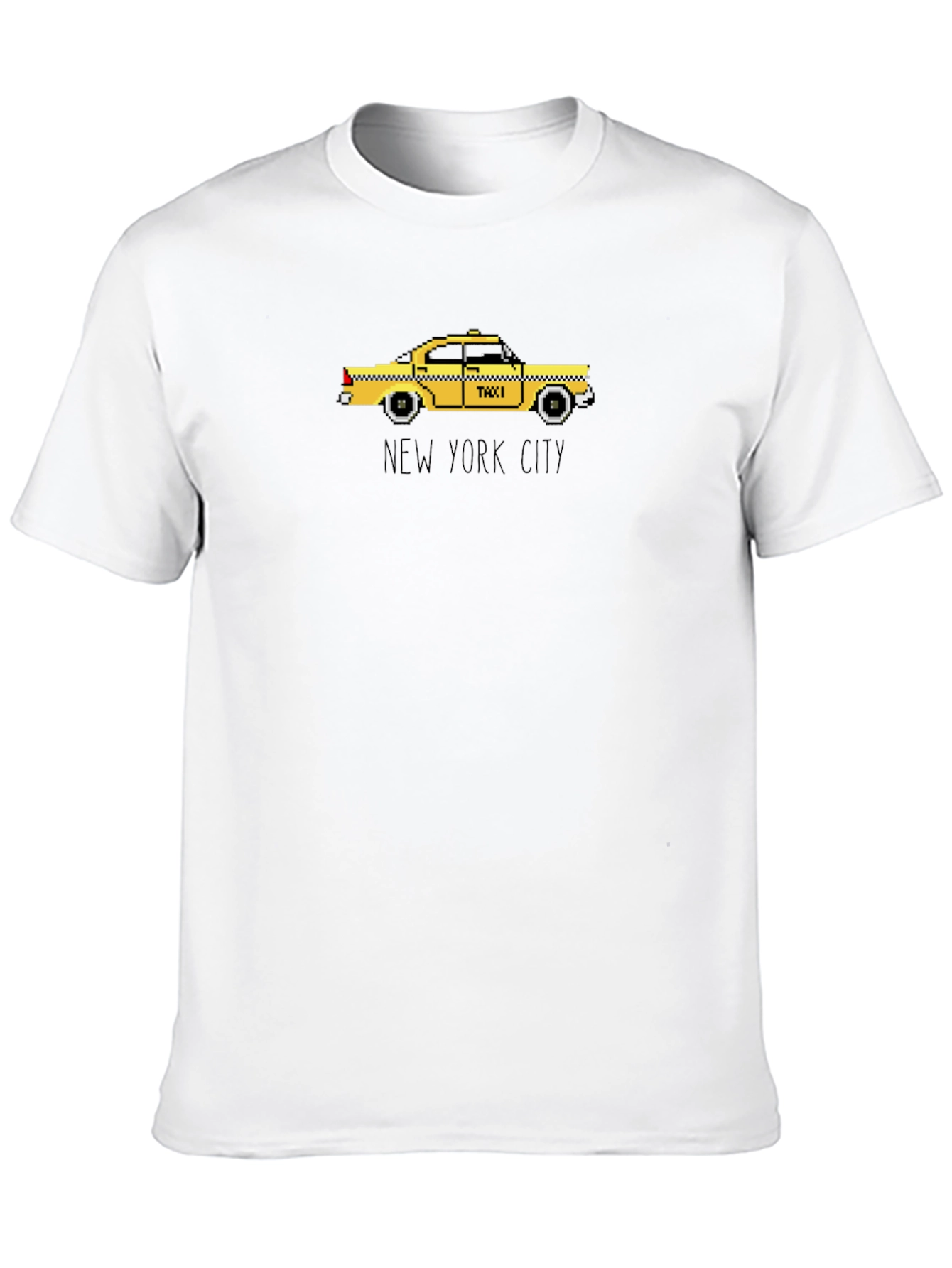 Pixel Taxi T-Shirt - New York City Style