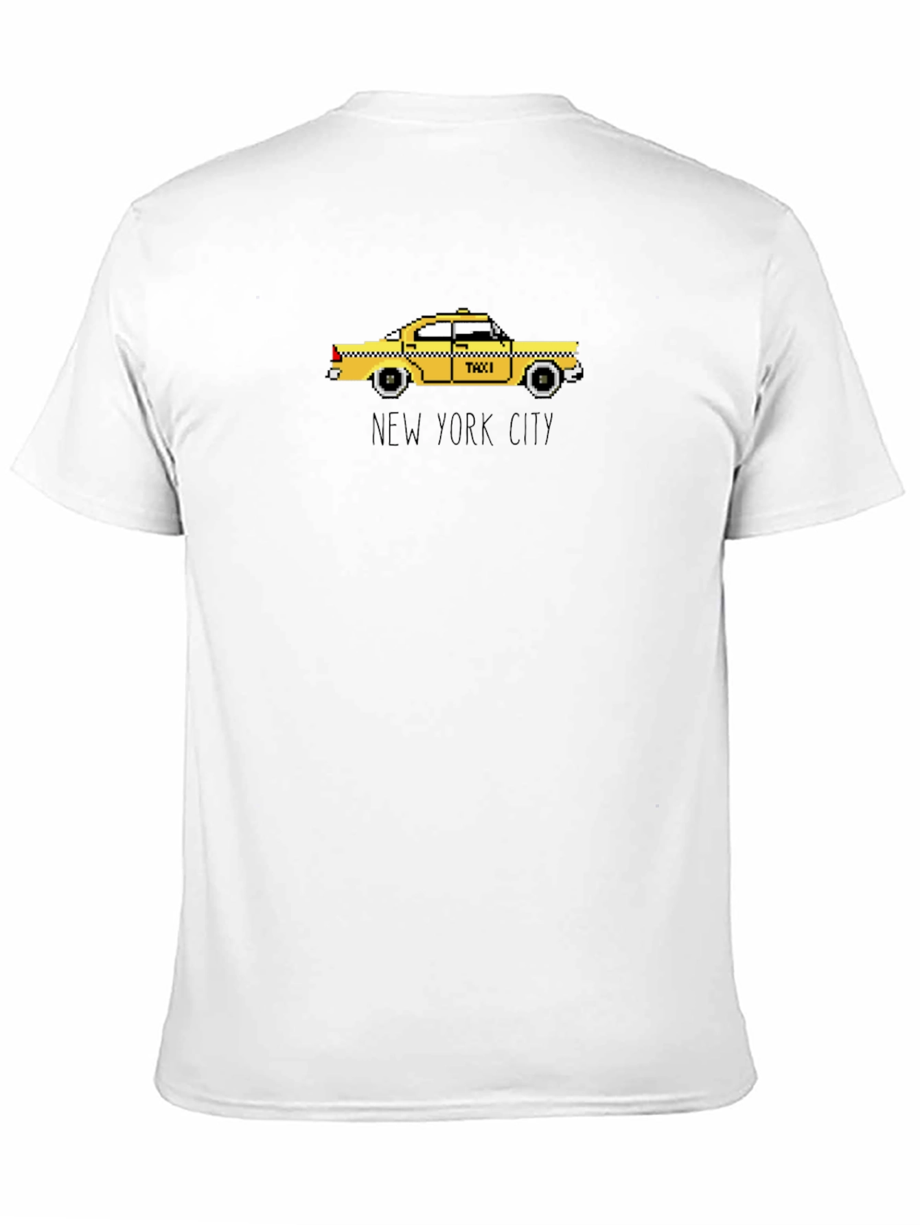 Pixel Taxi T-Shirt - New York City Style