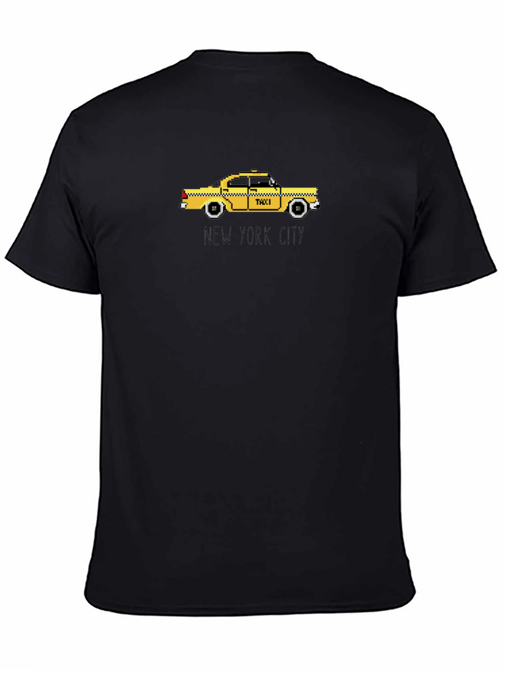 Pixel Taxi T-Shirt - New York City Style