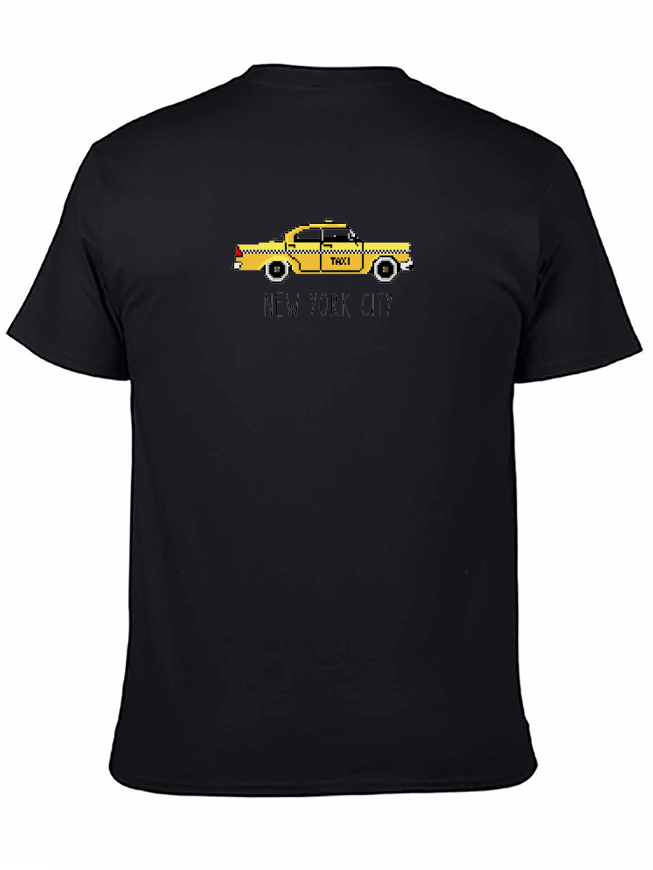 Pixel Taxi T-Shirt - New York City Style