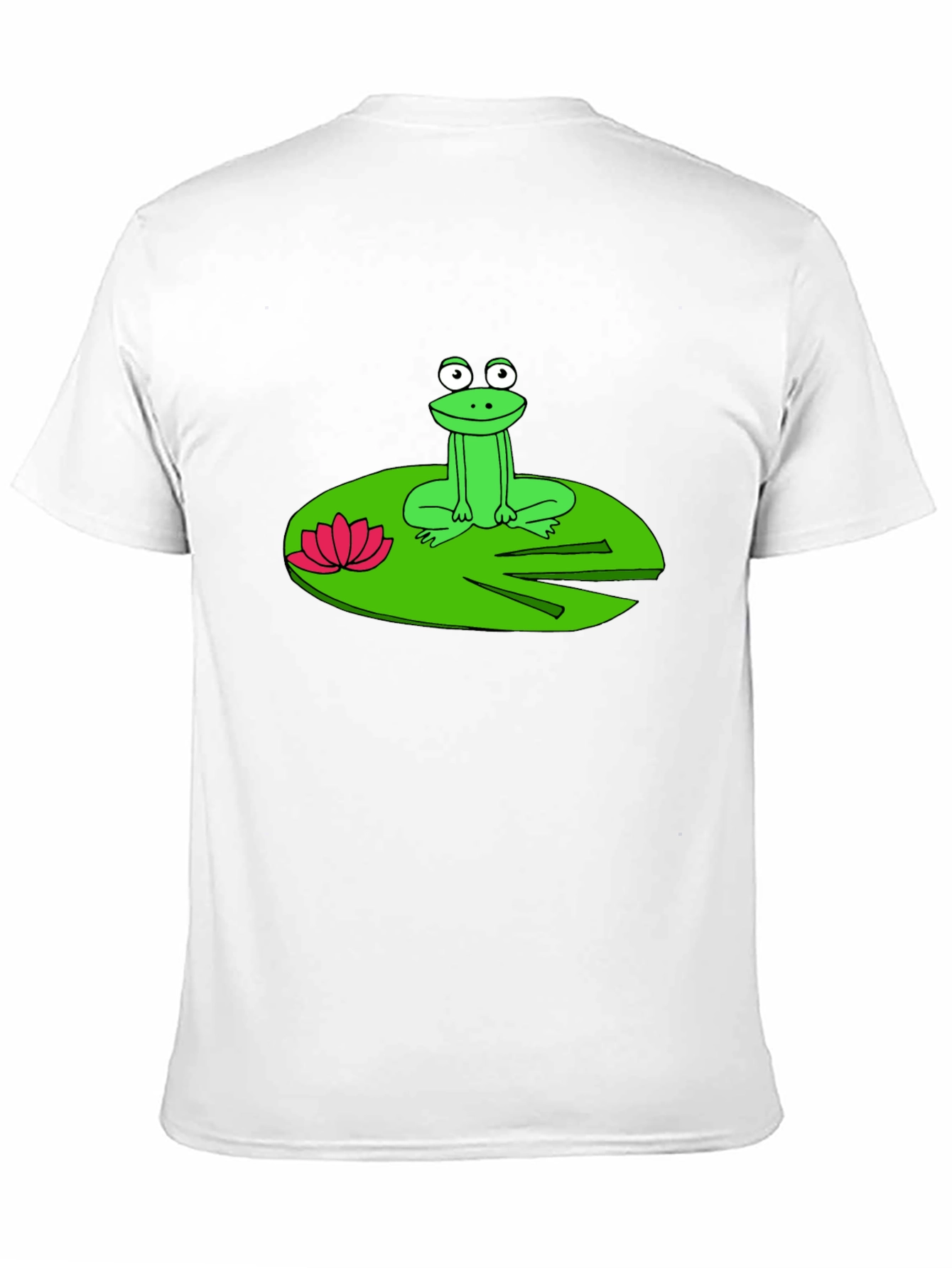 Frog on Lily Pad Graphic T-Shirt