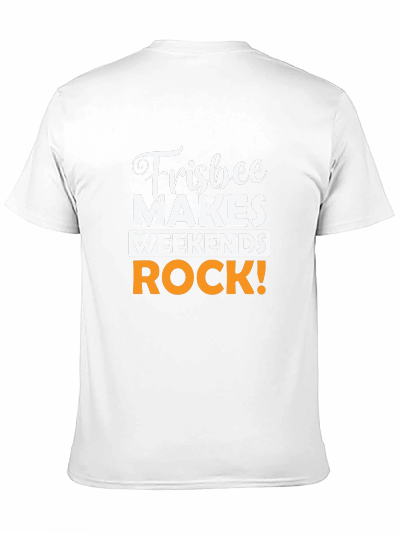 Frisbee Makes Weekends Rock! Graphic Tee
