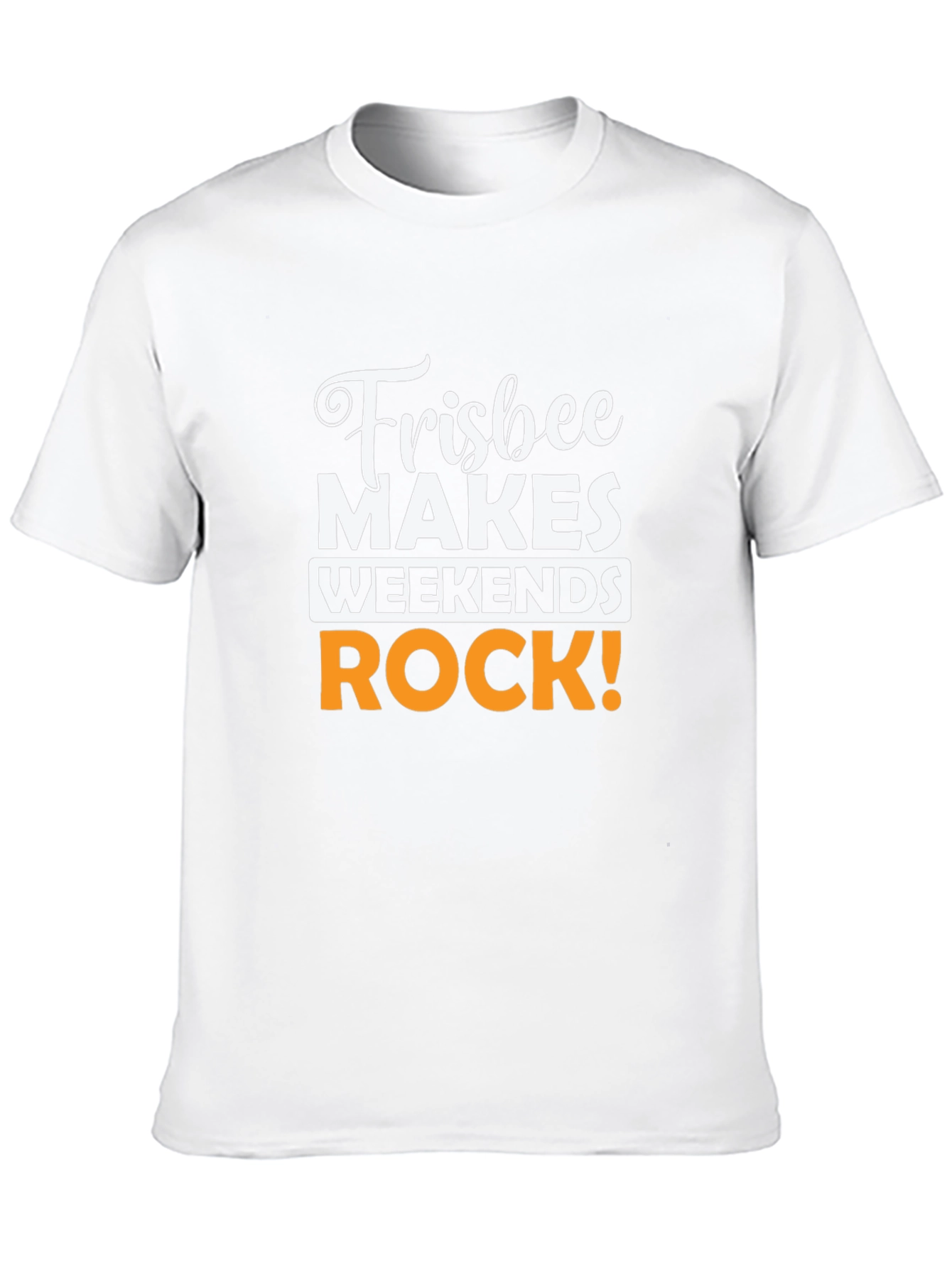 Frisbee Makes Weekends Rock! Graphic Tee