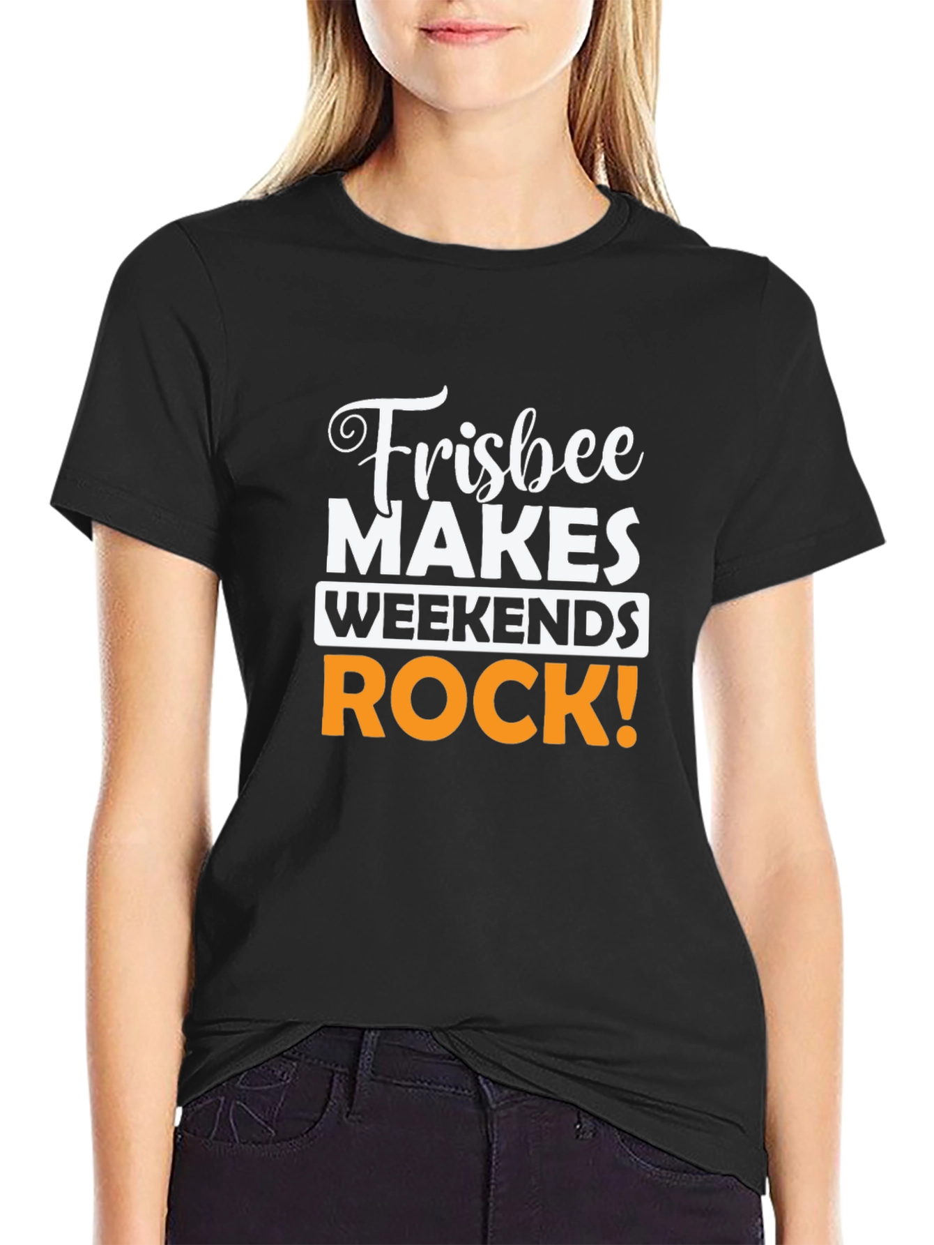 Frisbee Makes Weekends Rock! Graphic Tee